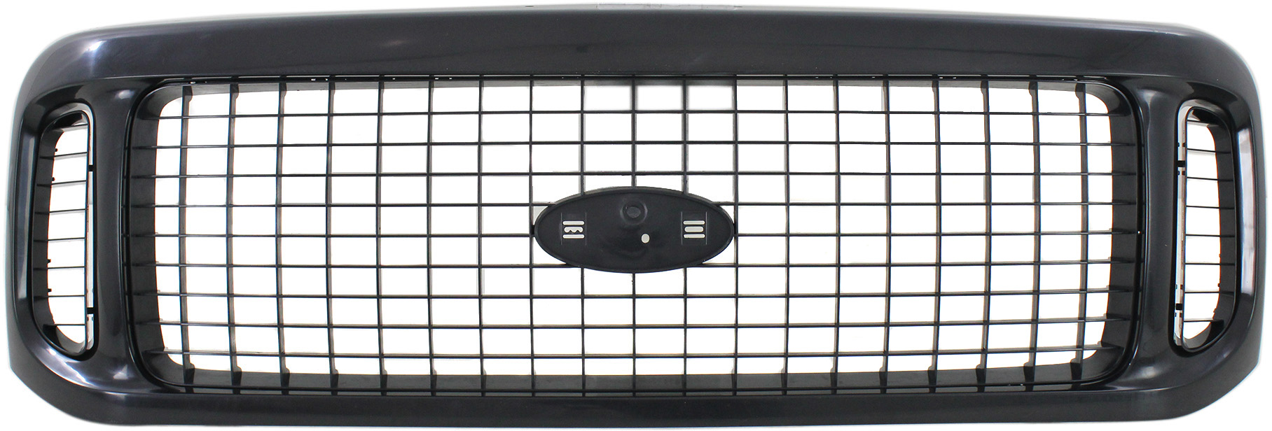 AM EXCURSION 00-04 GRILLE Plastic Painted Black Shell Painted Dark Gray Insert SKU F070168 Partslink FO1200449 OEM 1C7Z8200BAA