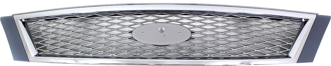 AM FIVE HUNDRED 05-06 GRILLE Chrome Shell Painted Silver Insert Limited Model SKU F070179 Partslink FO1200463 OEM 6G1Z8200B