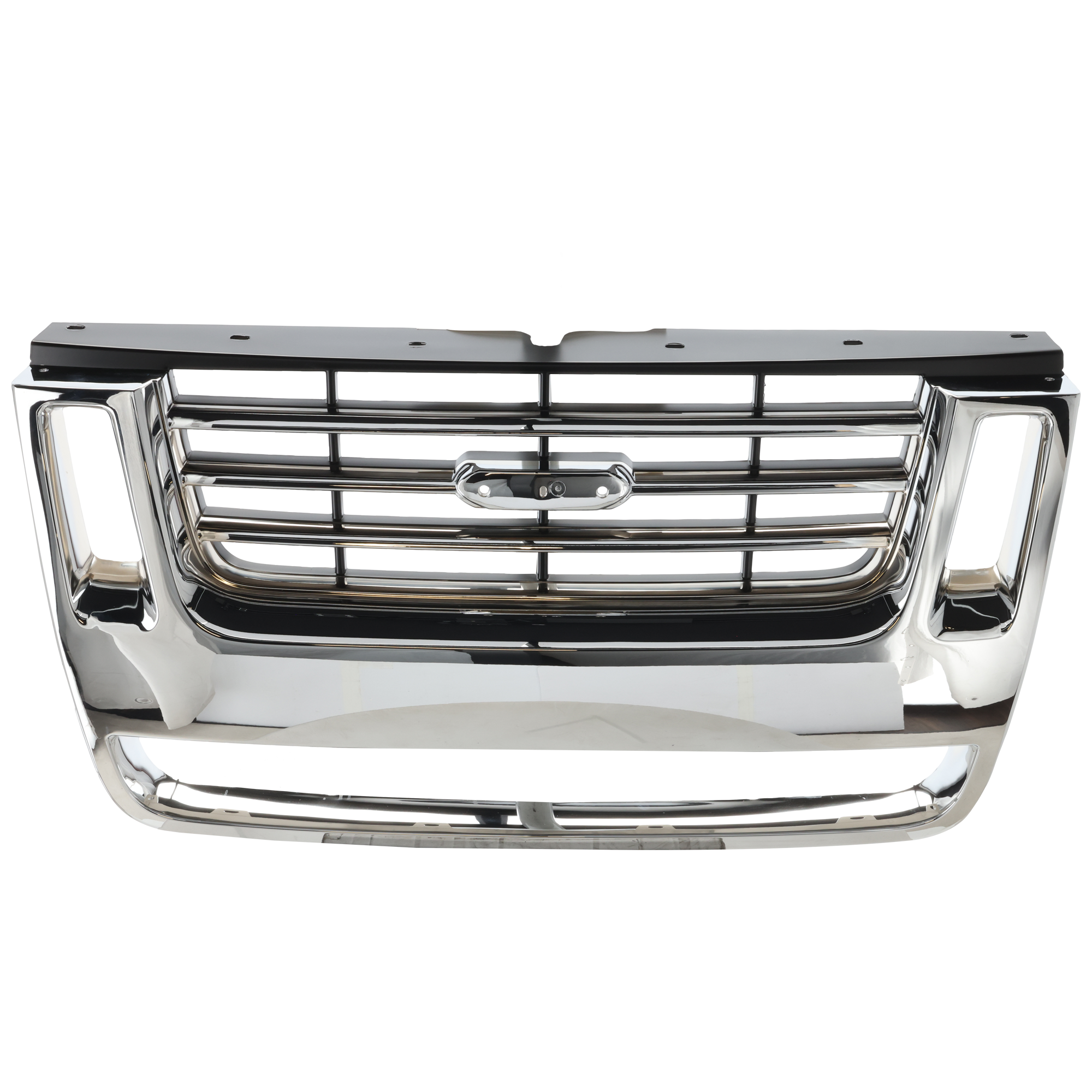 AM EXPLORER 06-10 EXPLORER SPORT TRAC 07-10 GRILLE Plastic Chrome Eddie Bauer Model SKU F070191 Partslink FO1200477 OEM 8L2Z8200CA
