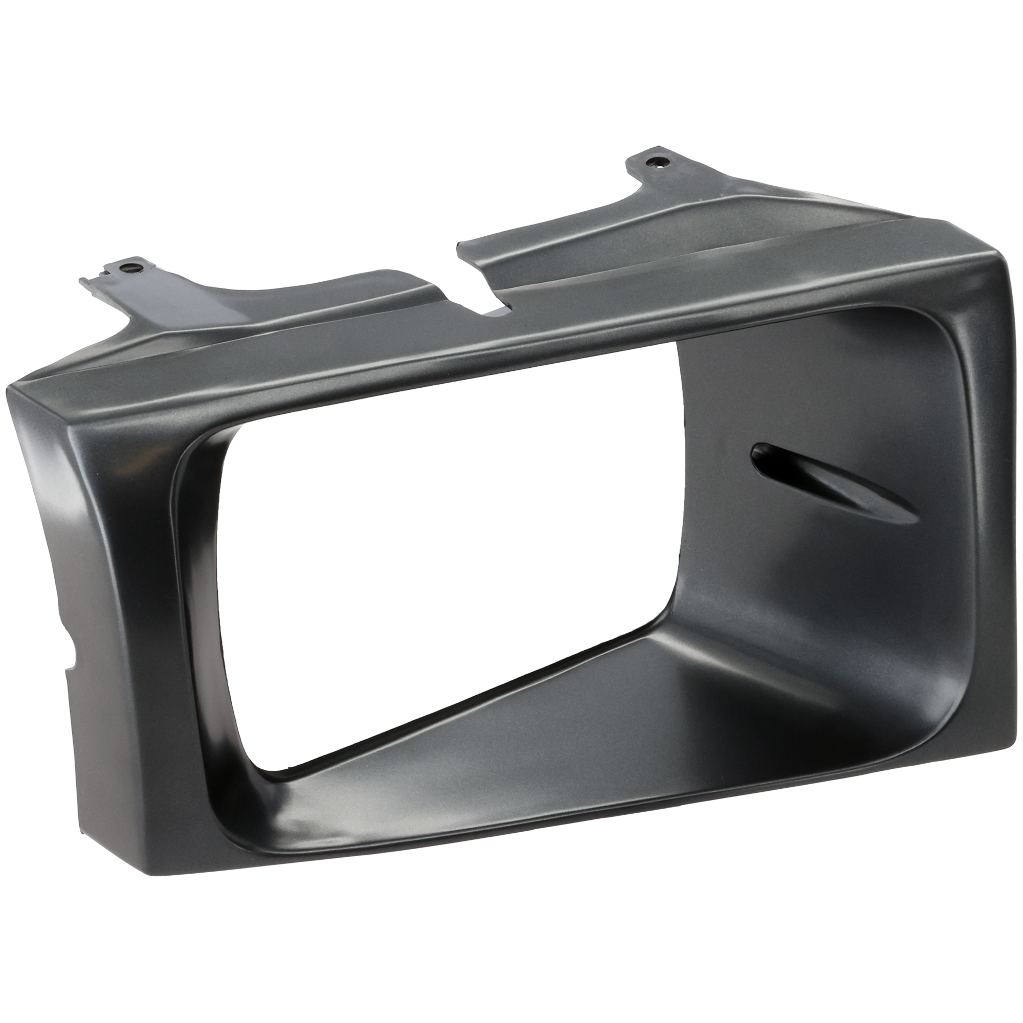 AM F SERIES SUPER DUTY 99-04 HEAD LAMP DOOR RH Painted Black and Silver Sealed Beam Type SKU F072901 Partslink FO2513157 OEM F81Z13064AAA