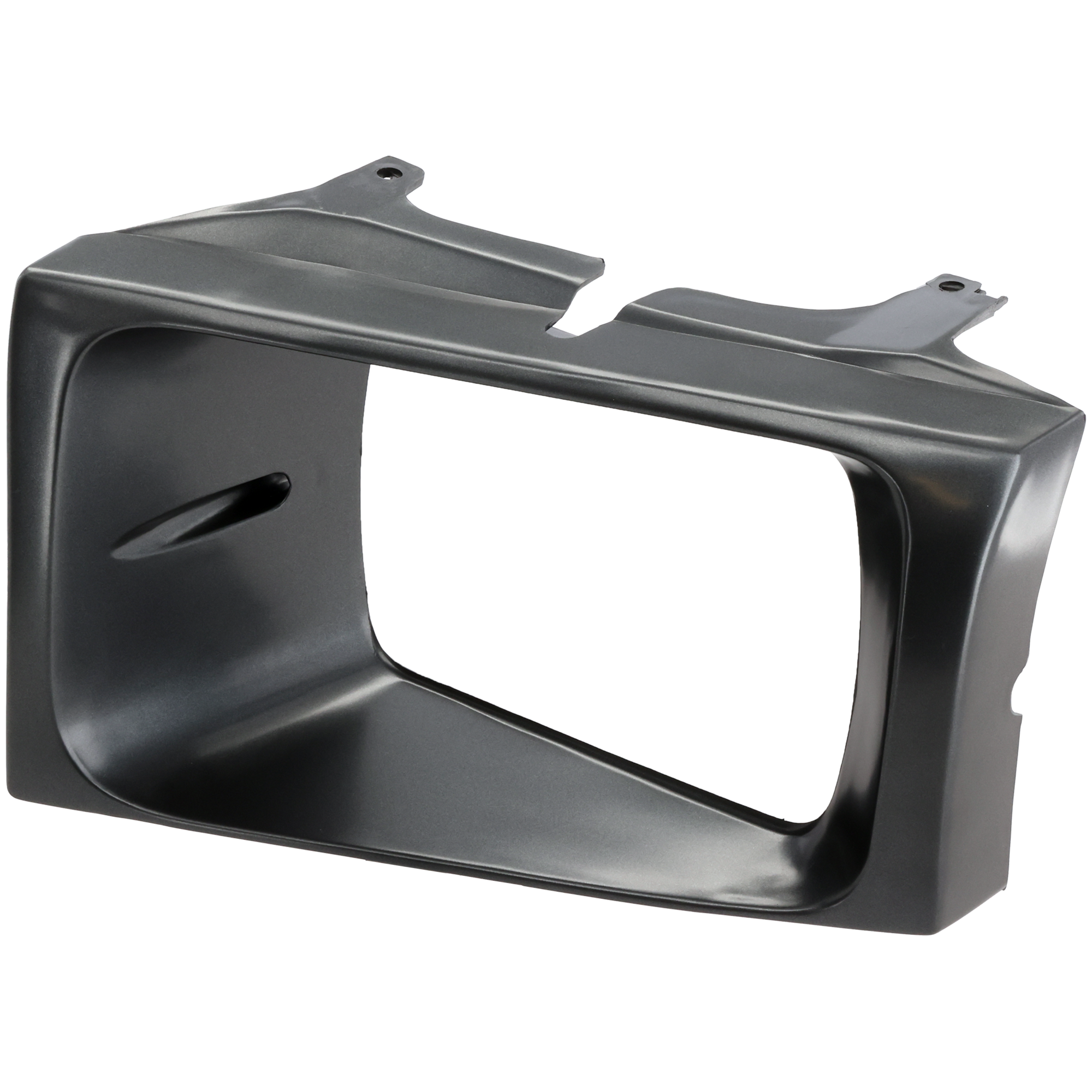 AM F SERIES SUPER DUTY 99-04 HEAD LAMP DOOR LH Painted Black and Silver Sealed Beam Type SKU F072902 Partslink FO2512157 OEM F81Z13064AAB