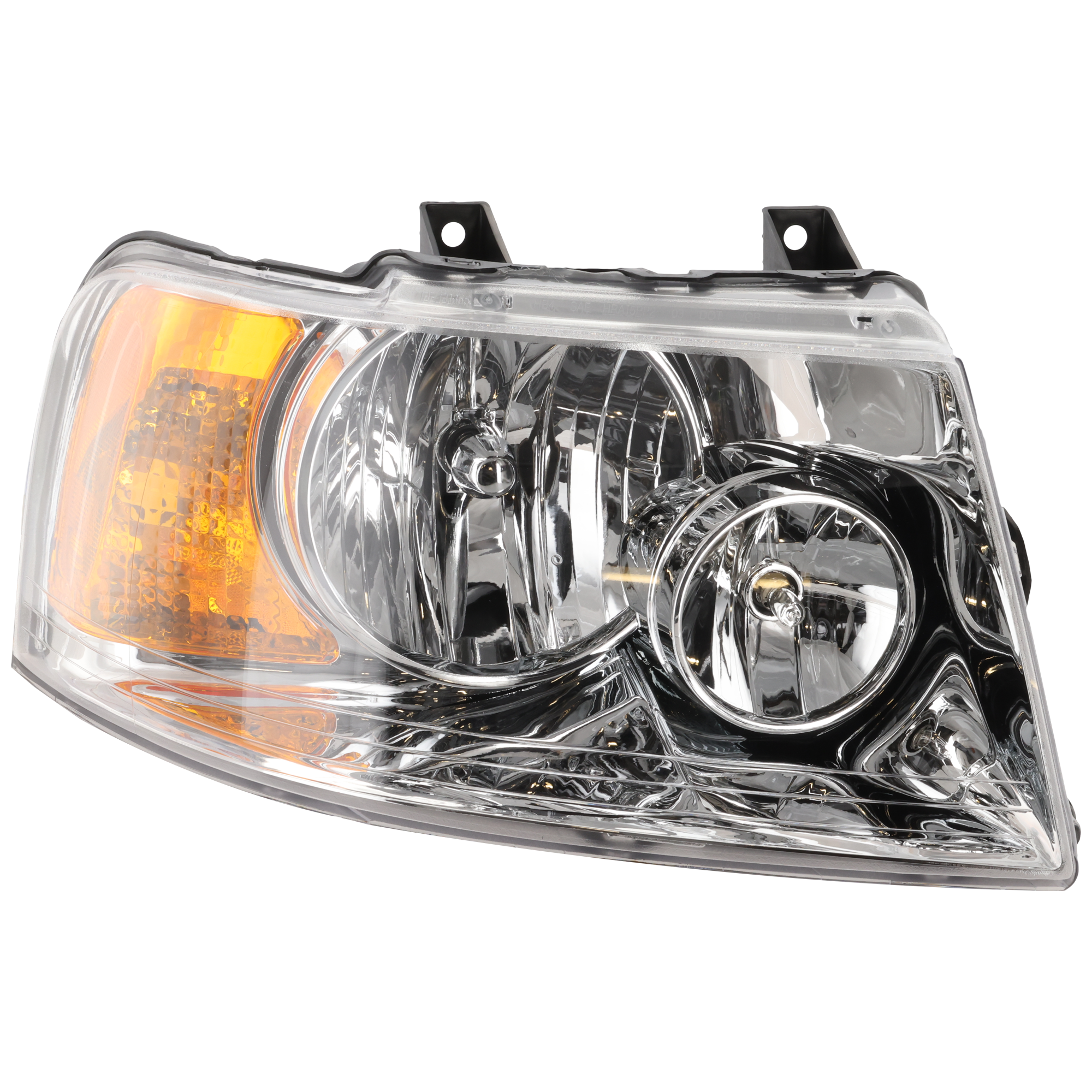 AM EXPEDITION 03-06 HEAD LAMP RH Assembly Halogen Chrome Interior SKU F100103 Partslink FO2503181 OEM 6L1Z13008AA