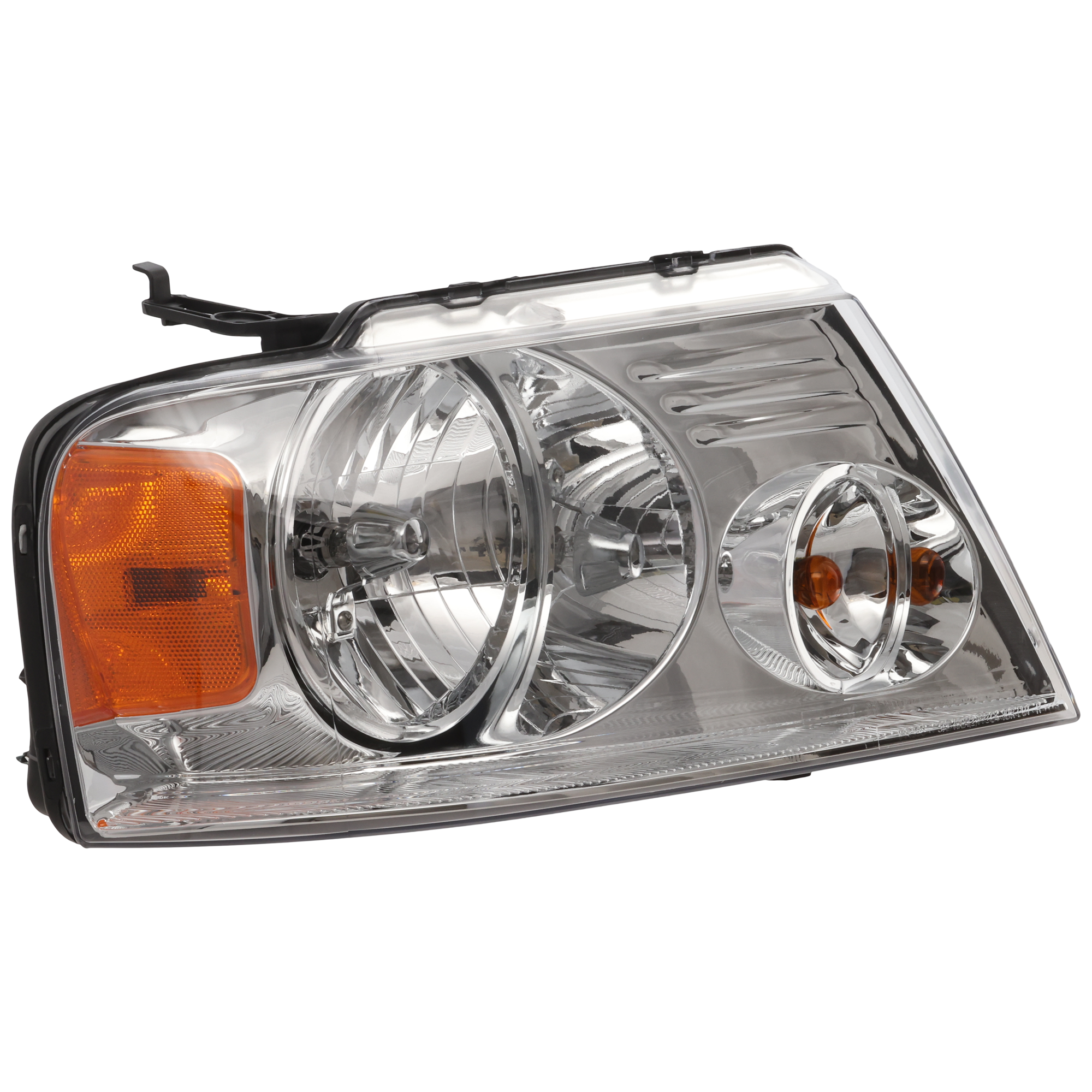 AM F 150-04-08 MARK LT 06-06 HEAD LAMP RH Assembly Halogen w Chrome Trim SKU F100111 Partslink FO2503201 OEM 7L3Z13008FA