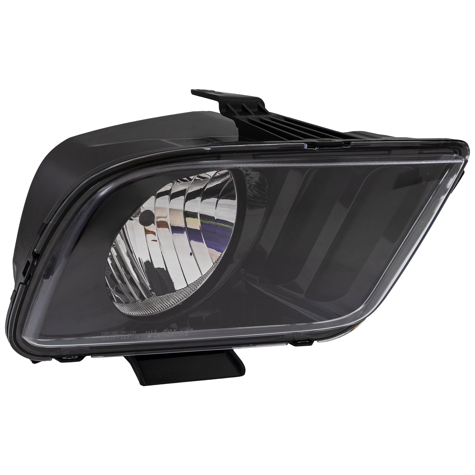 AM MUSTANG 07-09 HEAD LAMP RH Assembly Halogen CAPA SKU F100137Q Partslink FO2503231C OEM 7R3Z13008C