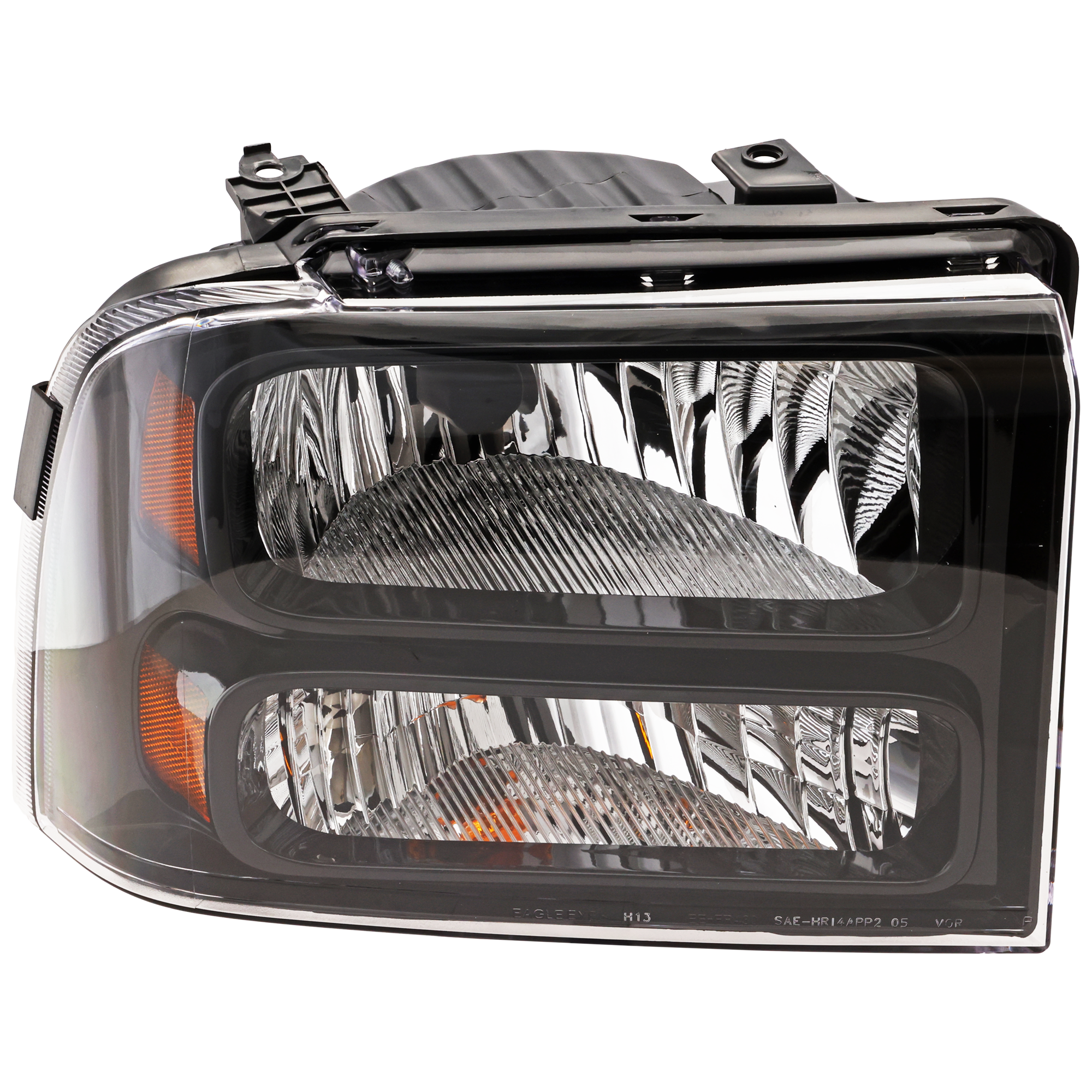 AM F SERIES SUPER DUTY 05-07 HEAD LAMP RH Assembly Halogen w Harley Davidson Edition Model SKU F100139 Partslink FO2503224 OEM 6C3Z13008CB