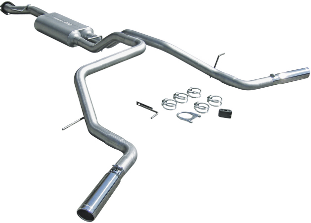 AM Cat back System Dual Side Exit American Thunder Moderate Sound SKU F1317419
