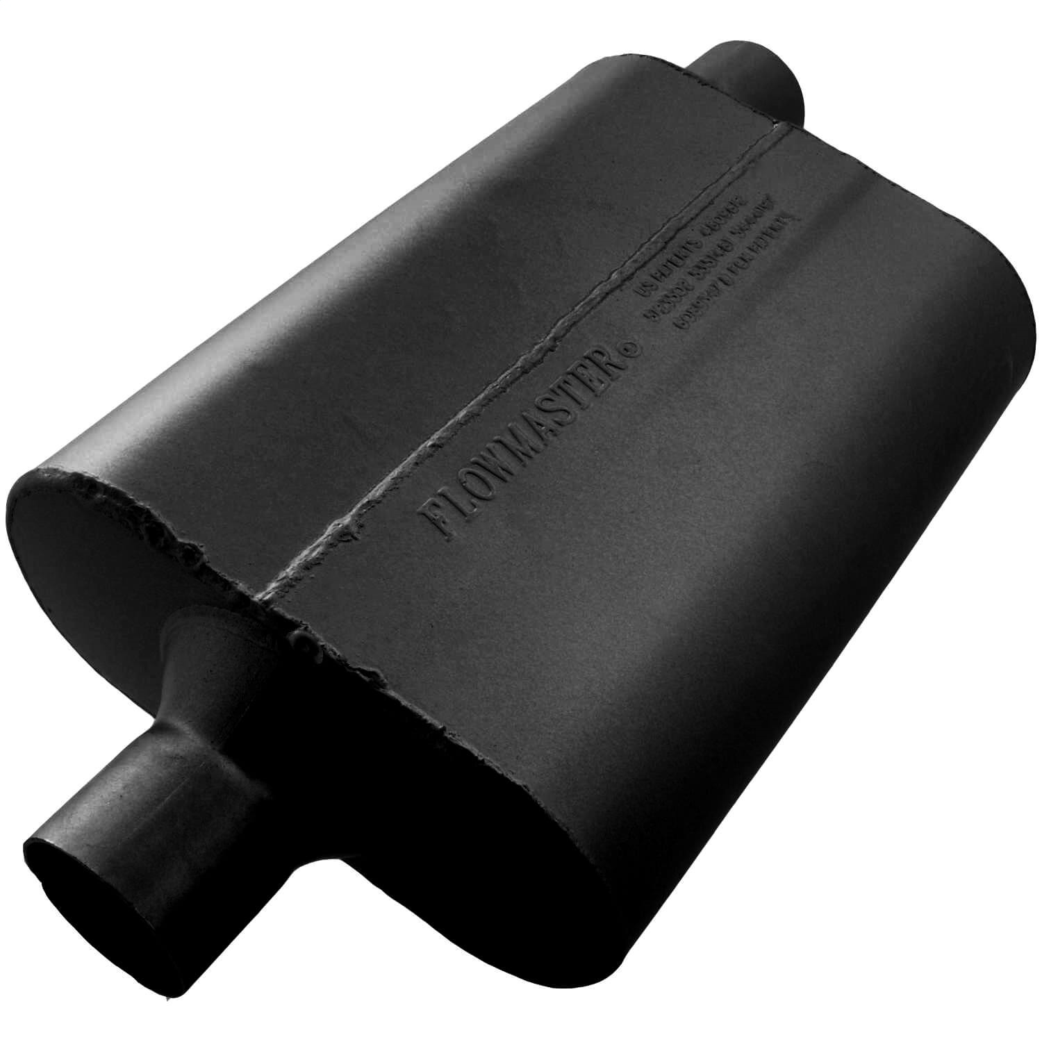 AM 40 Series Muffler 2.25 in. IN C OUT O : ea 16 Gauge Aluminized Steel SKU F1342442