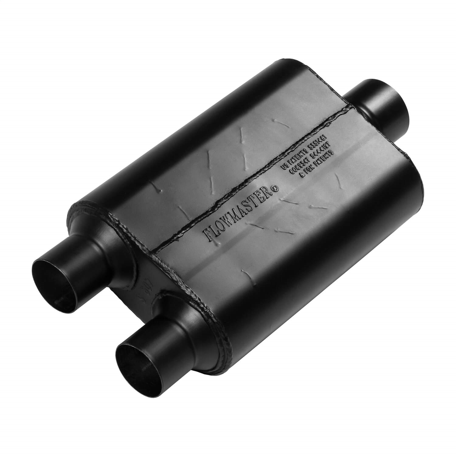 AM 40 Series Muffler 2.50in IN D 3.00in OUT C : ea 16 Gauge Aluminized Steel SKU F13425403