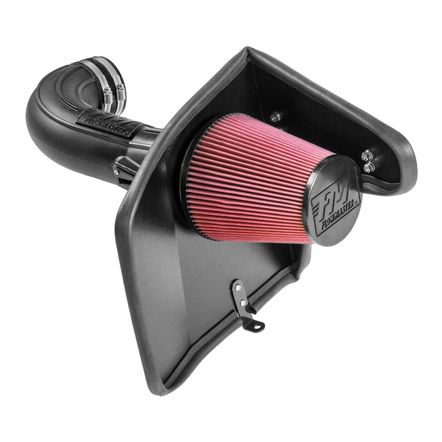 AM 10-15 Chevy Camaro 6.2L V8 Delta Force CAI Plastic Tube Black Air Dam Cone Filter Red Silicone Couplers Stainless Hardware Lifetime Limited Warranty SKU F13615101