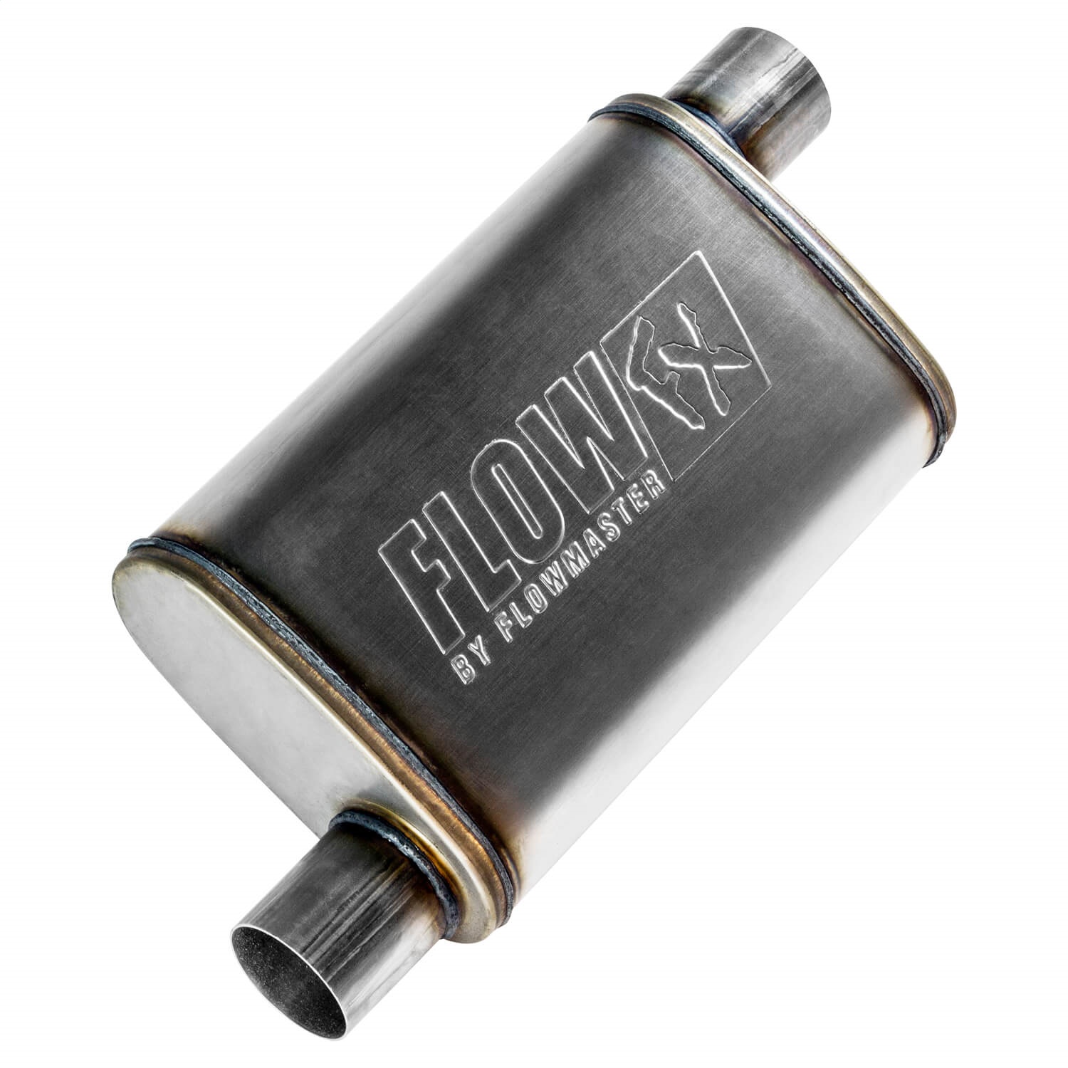 AM FlowFX Muffler 2.50 IN O OUT O : ea Stainless Steel 2 Year Limited SKU F1371236