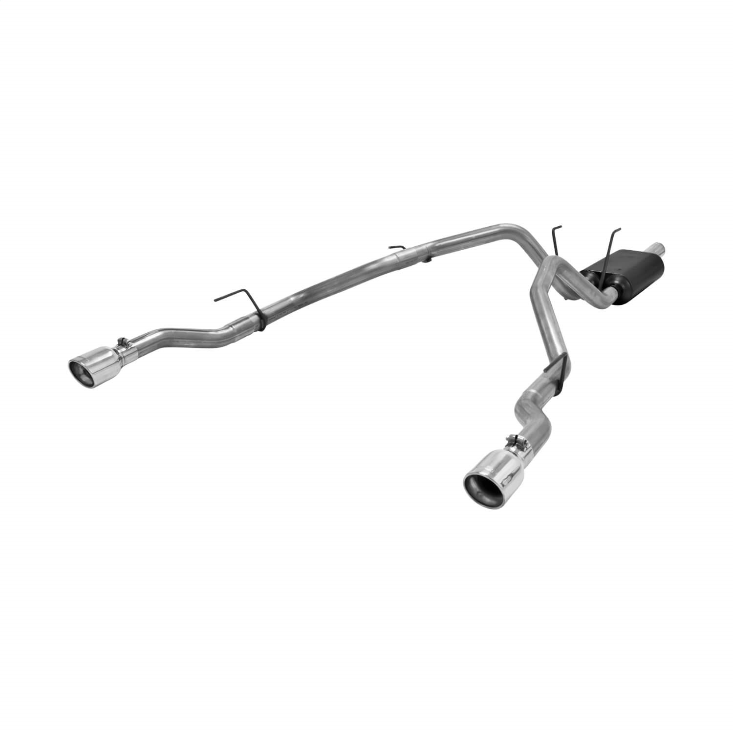 AM Cat back System 409S Dual Rear Exit American Thunder Aggressive Sound SKU F13817477