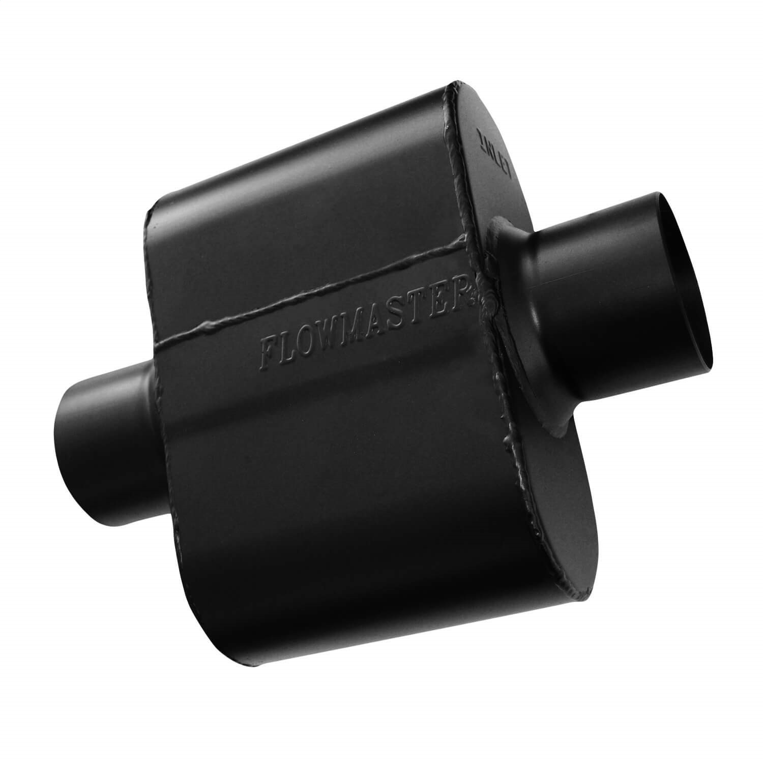 AM Super 10 Muffler 409S 3.00 Center In 3.00 Center Out Aggressive Sound SKU F13843015