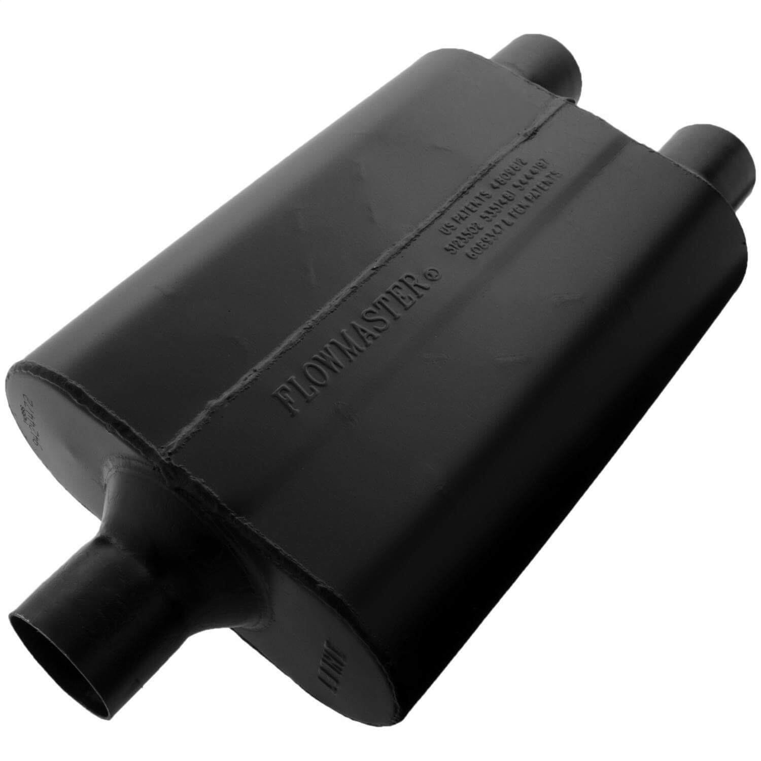 AM Super 44 Muffler 2.25 Center In 2.25 Dual Out Aggressive Sound SKU F139424472