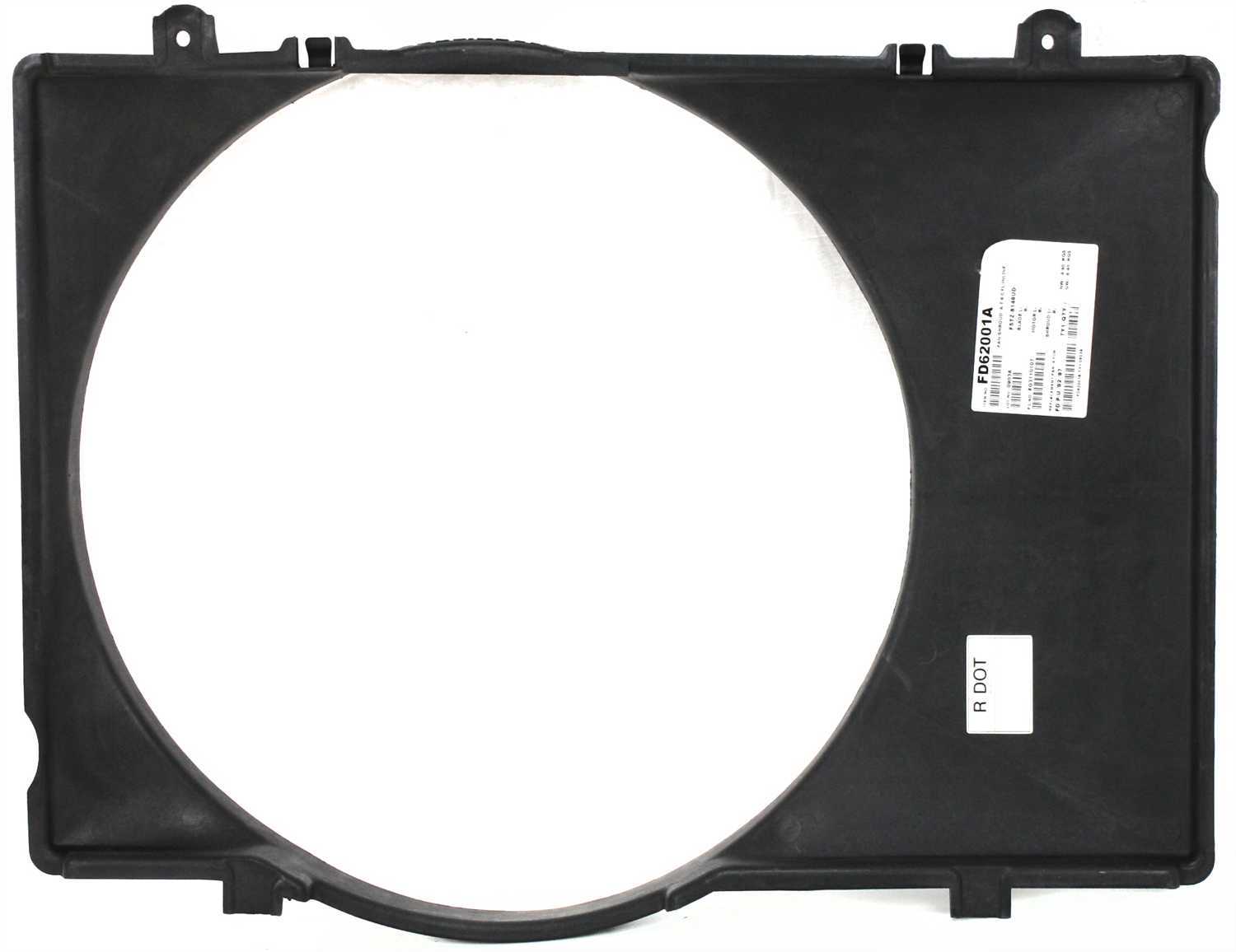 AM F SERIES 92-96 RADIATOR FAN SHROUD A.T. V6 SKU F160310 Partslink FO3110107 OEM F5TZ8146UD