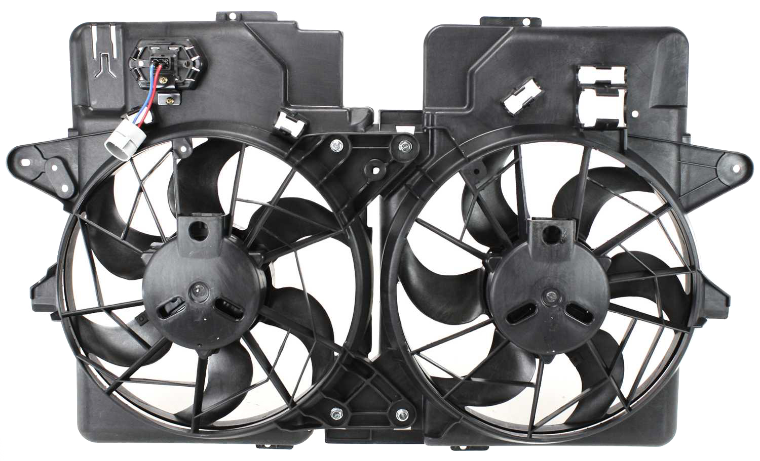 AM ESCAPE 01-04 TRIBUTE 01-06 RADIATOR FAN SHROUD ASSEMBLY 3.0L Includes resistor SKU F160907 Partslink MA3115121 OEM 2L8Z8C607GA