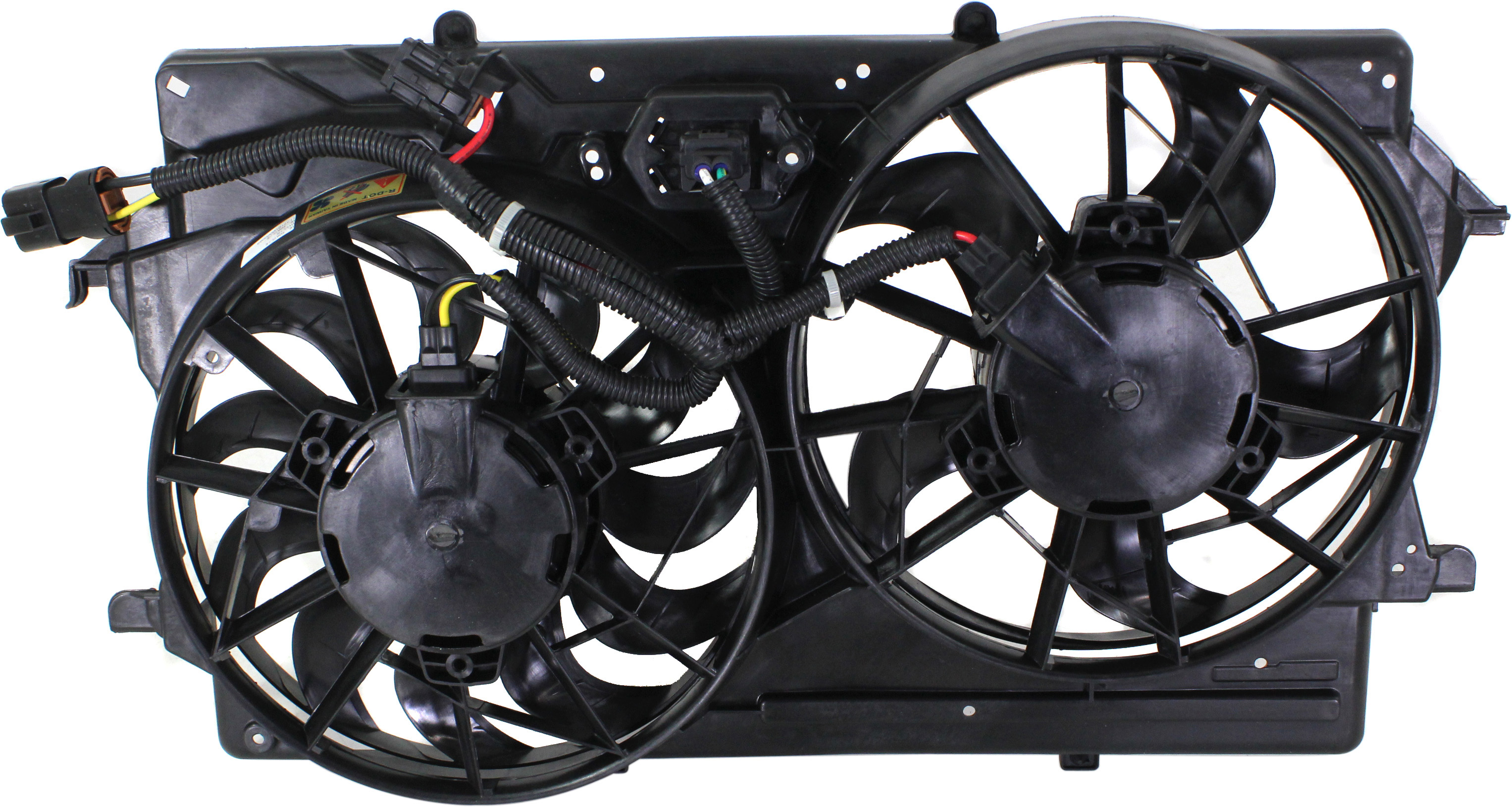 AM FOCUS 00-02 RADIATOR FAN SHROUD ASSEMBLY w Factory Air SOHC 2.0L Includes resistor SKU F160929 Partslink FO3115143 OEM 1S4Z8C607CC