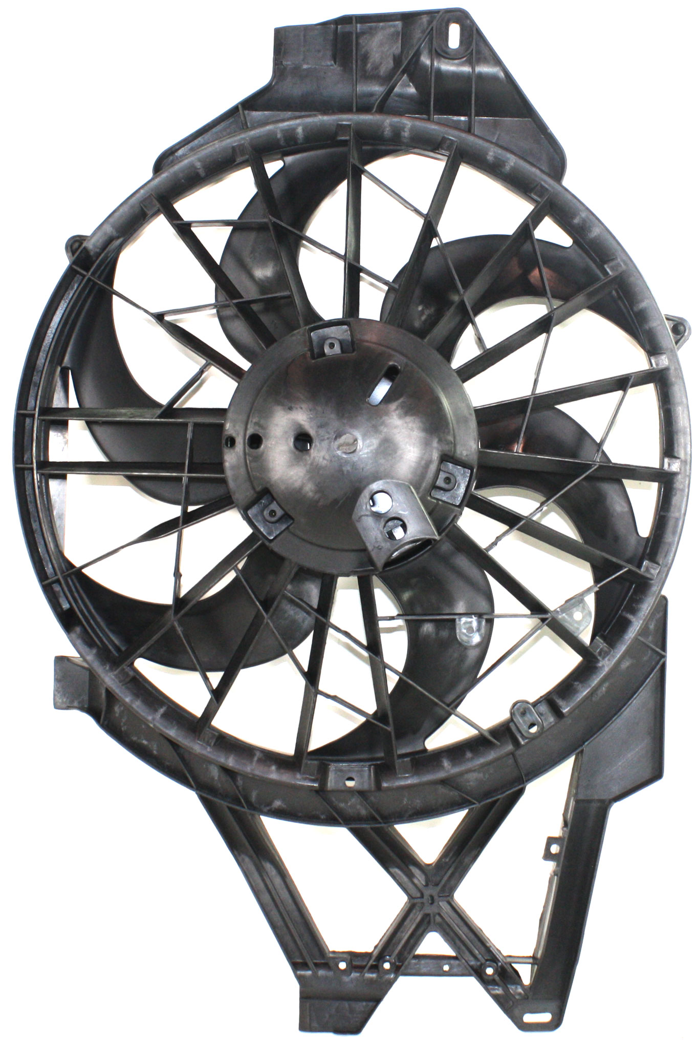 AM MUSTANG 97-98 RADIATOR FAN ASSEMBLY 3.8L Eng. SKU F160930 Partslink FO3115130 OEM F8ZZ8C607BA