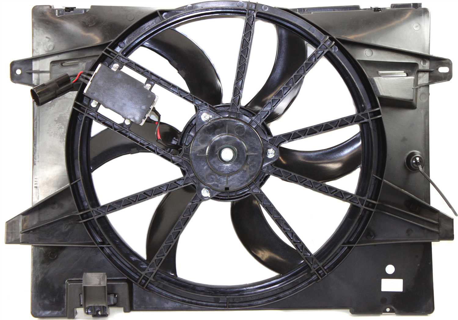 AM CROWN VICTORIA 06-11 RADIATOR FAN SHROUD ASSEMBLY w Control module SKU F160944 Partslink FO3115157 OEM 8W1Z8C607C