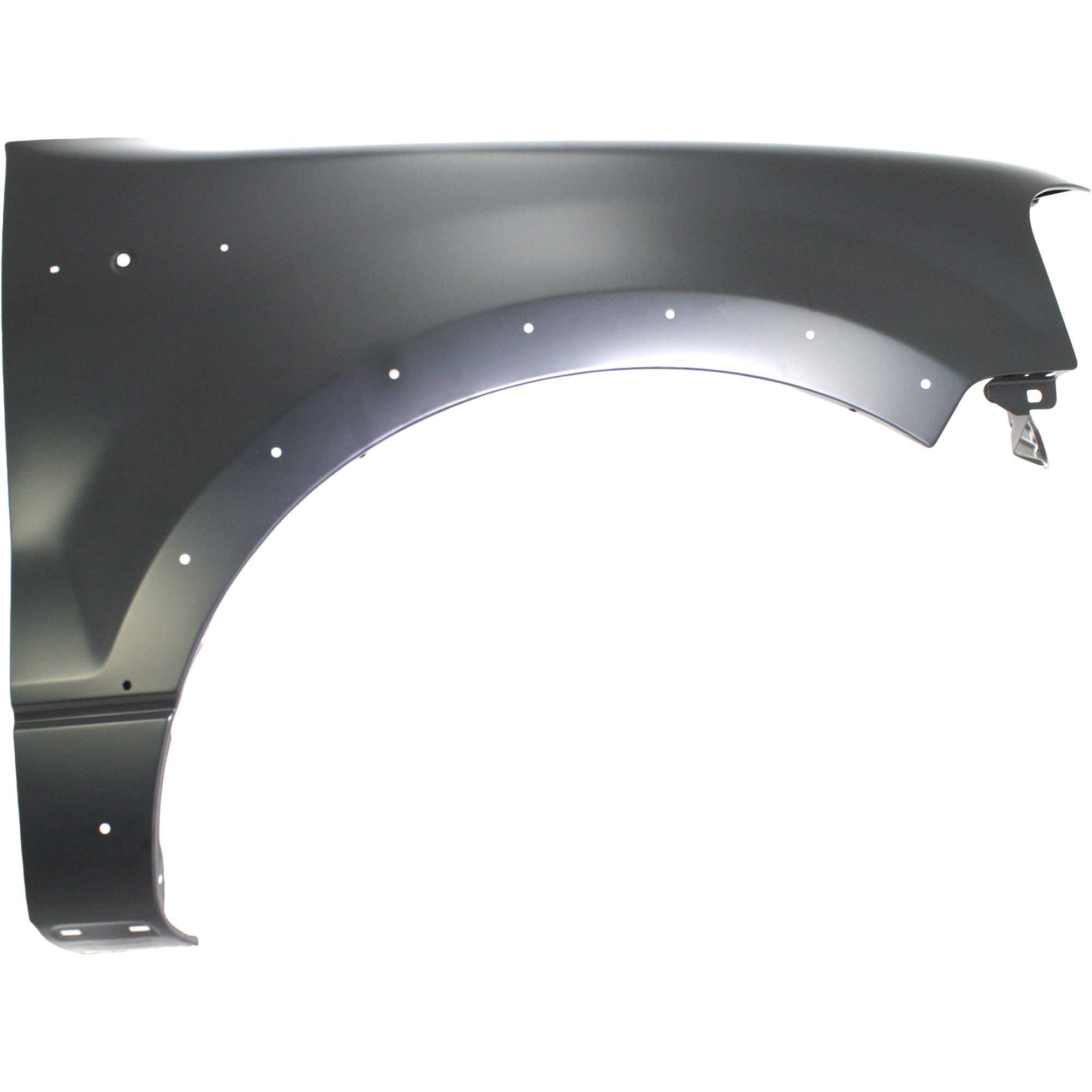 AM F 150-04-06 FRONT FENDER RH Primed w Wheel Opening Molding Holes To 8-8-05 SKU F220125 Partslink FO1241232 OEM 5L3Z16005BA