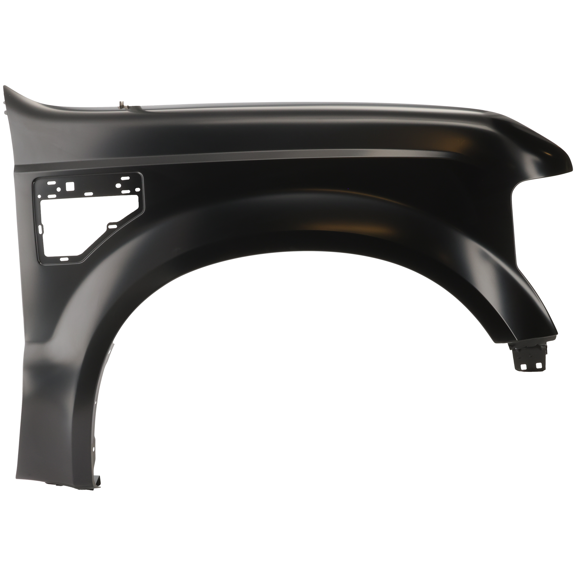 AM F 250 F 350 SUPER DUTY 08-10 FRONT FENDER RH Primed w o Wheel Opening Molding Holes SKU F220173 Partslink FO1241259 OEM 7C3Z16005A