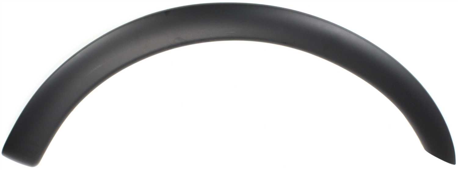 AM F SERIES 97-04 FRONT WHEEL OPENING MOLDING RH Black SKU F221305 Partslink FO1291117 OEM 2L3Z16038BAPTM