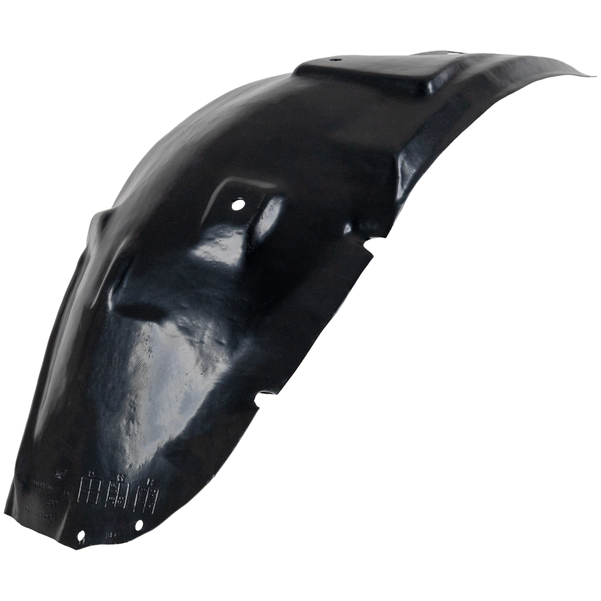 AM MUSTANG 05-09 FRONT FENDER LINER LH Front Section SKU F222174 Partslink FO1250128 OEM 5R3Z16103AA