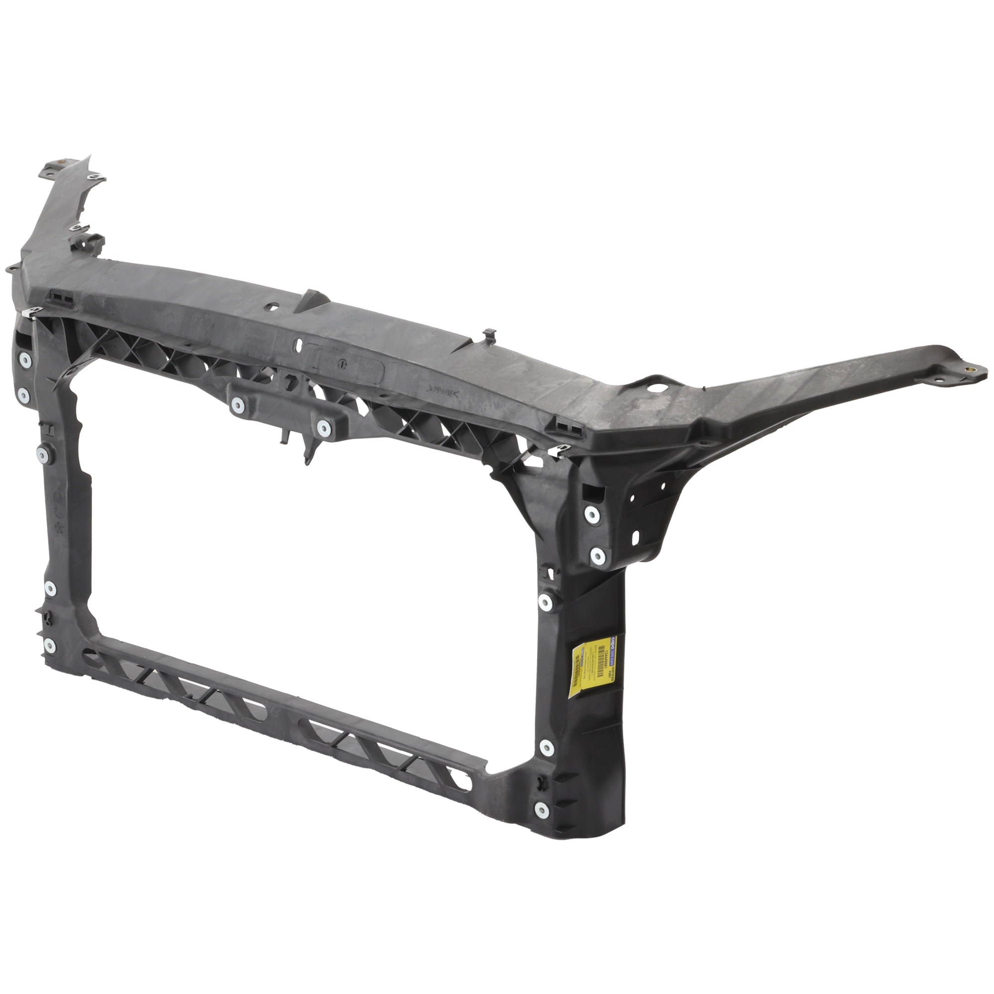 AM FUSION 06-09 RADIATOR SUPPORT Assembly Black Plastic with Steel CAPA SKU F250119Q Partslink FO1225184C OEM 6E5Z16138A