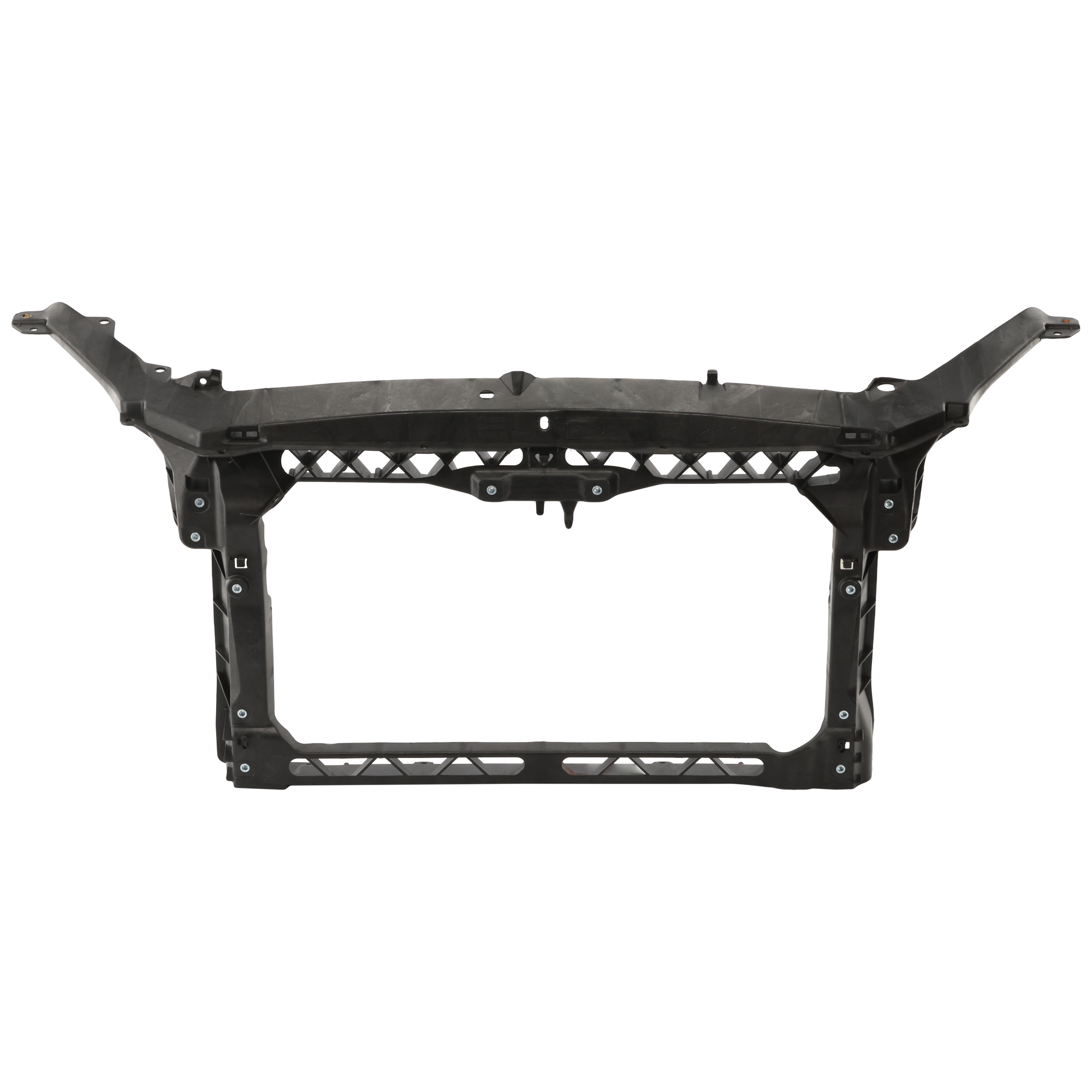 AM FUSION 06-09 RADIATOR SUPPORT Assembly Black Plastic with Steel SKU F250119 Partslink FO1225184 OEM 6E5Z16138A