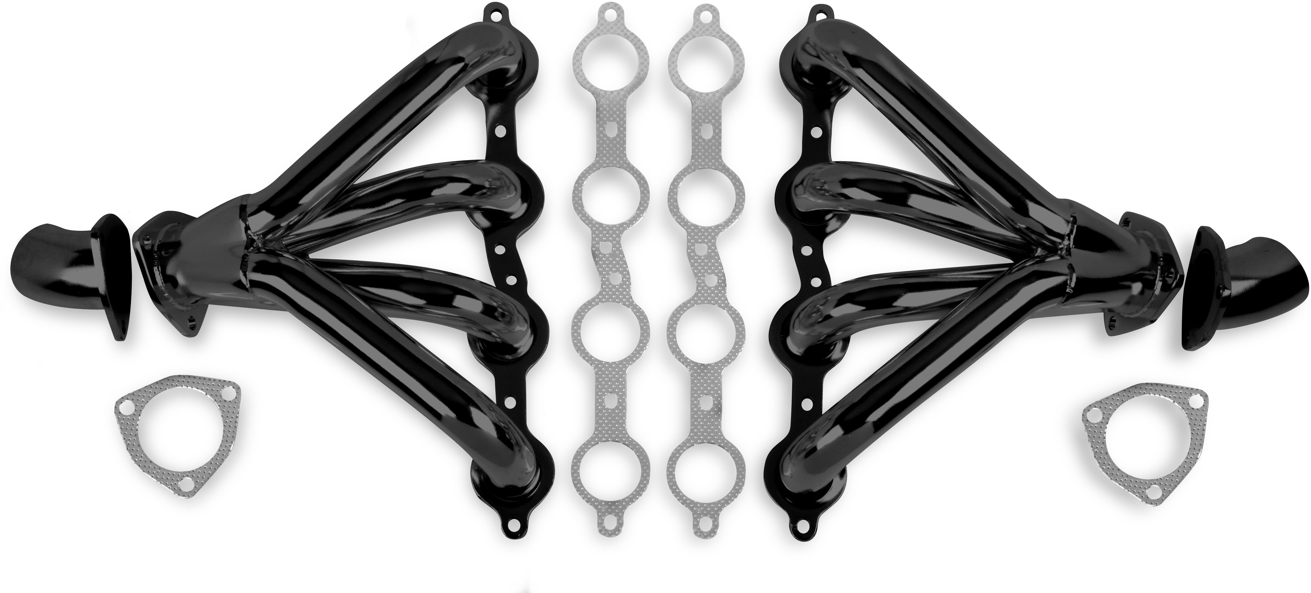 AM LS 1 BLOCK HUGGER HEADER BLACK PAINT SKU F3111706FLT