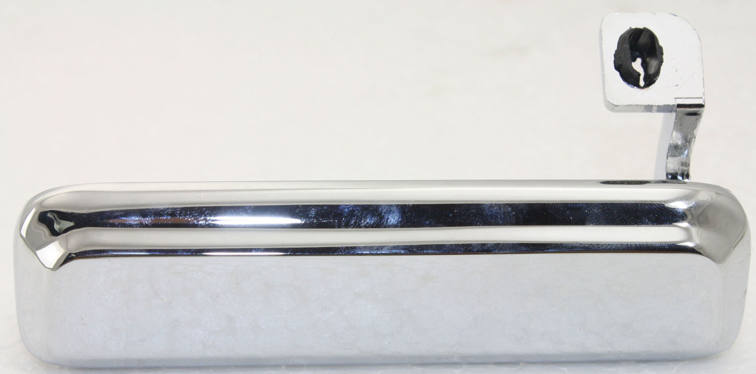 AM MUSTANG 79-93 RANGER 83-92 EXTERIOR FRONT DOOR HANDLE LH Zinc Chrome w o Keyhole Metal SKU F462110 Partslink FO1310112 OEM E3FZ5822405A
