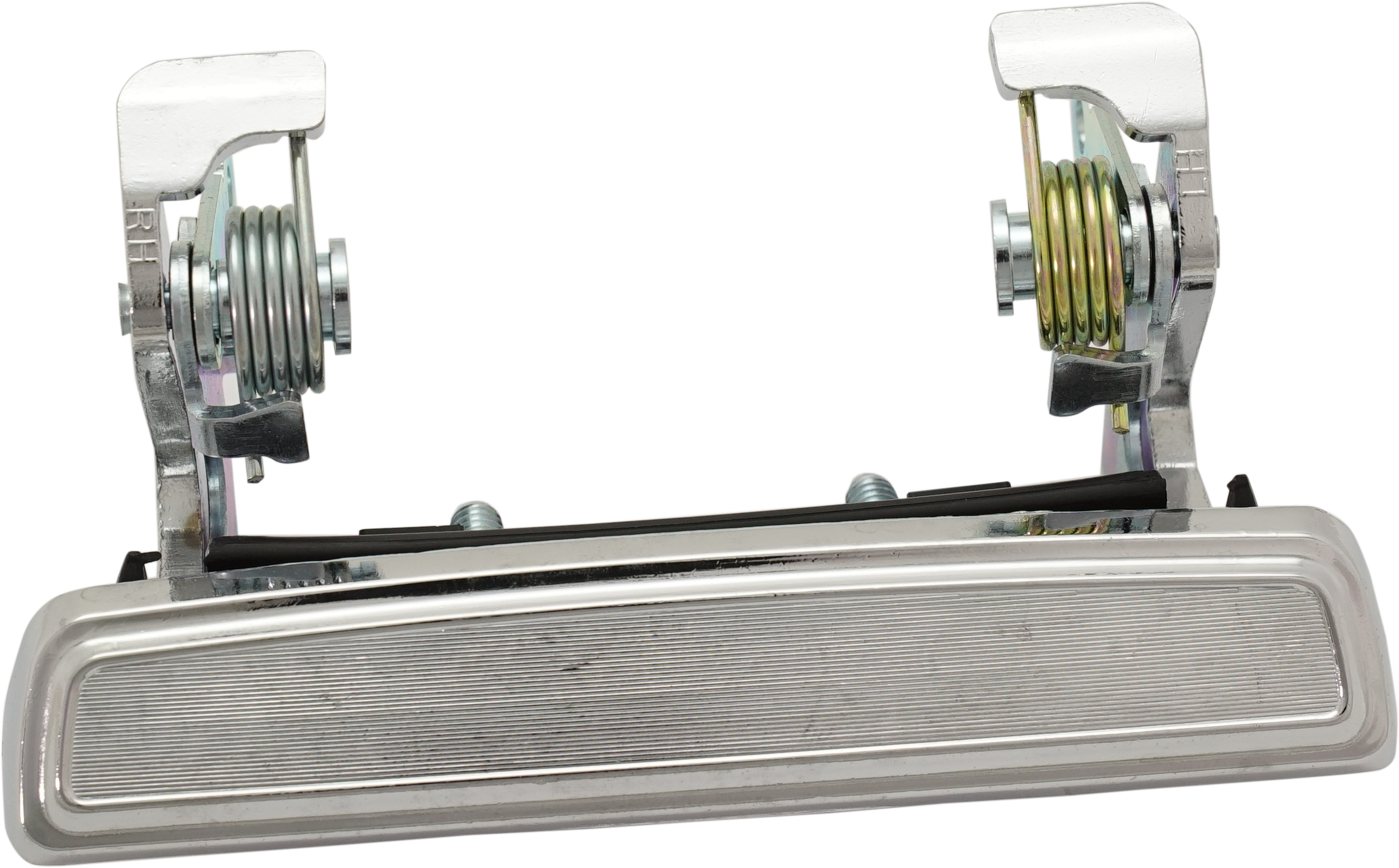 AM F SERIES 73-79 THUNDERBIRD 77-82 FRONT EXTERIOR DOOR HANDLE RH=LH Metal Chrome w o Keyhole SKU F462114 Partslink FO1310108 FO1311108 OEM D8BZ6522405A D8BZ6522404A