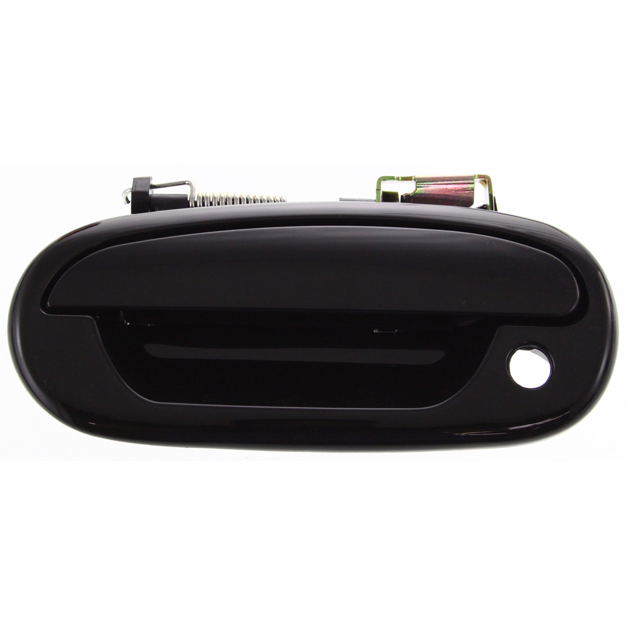 AM F 150-97-04 F 250-97-99 EXPEDITION 97-02 FRONT EXTERIOR DOOR HANDLE LH Smooth Black w Keyhole SKU F462174 Partslink FO1310126 OEM YL3Z1522405BAF