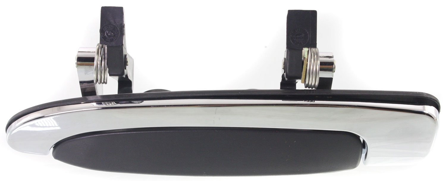 AM CROWN VICTORIA 92-11 REAR EXTERIOR DOOR HANDLE LH Black and Chrome Frame SKU F491304 Partslink FO1520101 OEM 6W7Z5426605A