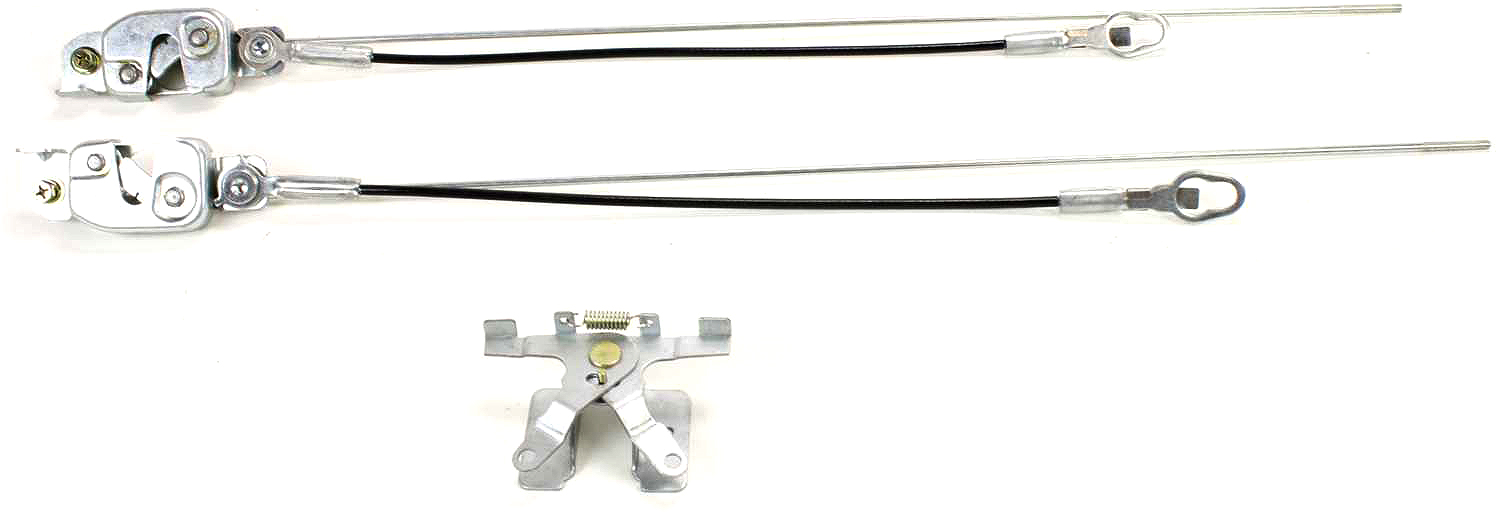 AM F SERIES 87-96 TAILGATE LATCH 2Rod 2cable 2latch and 1 hinge Without handle Styleside SKU F582109