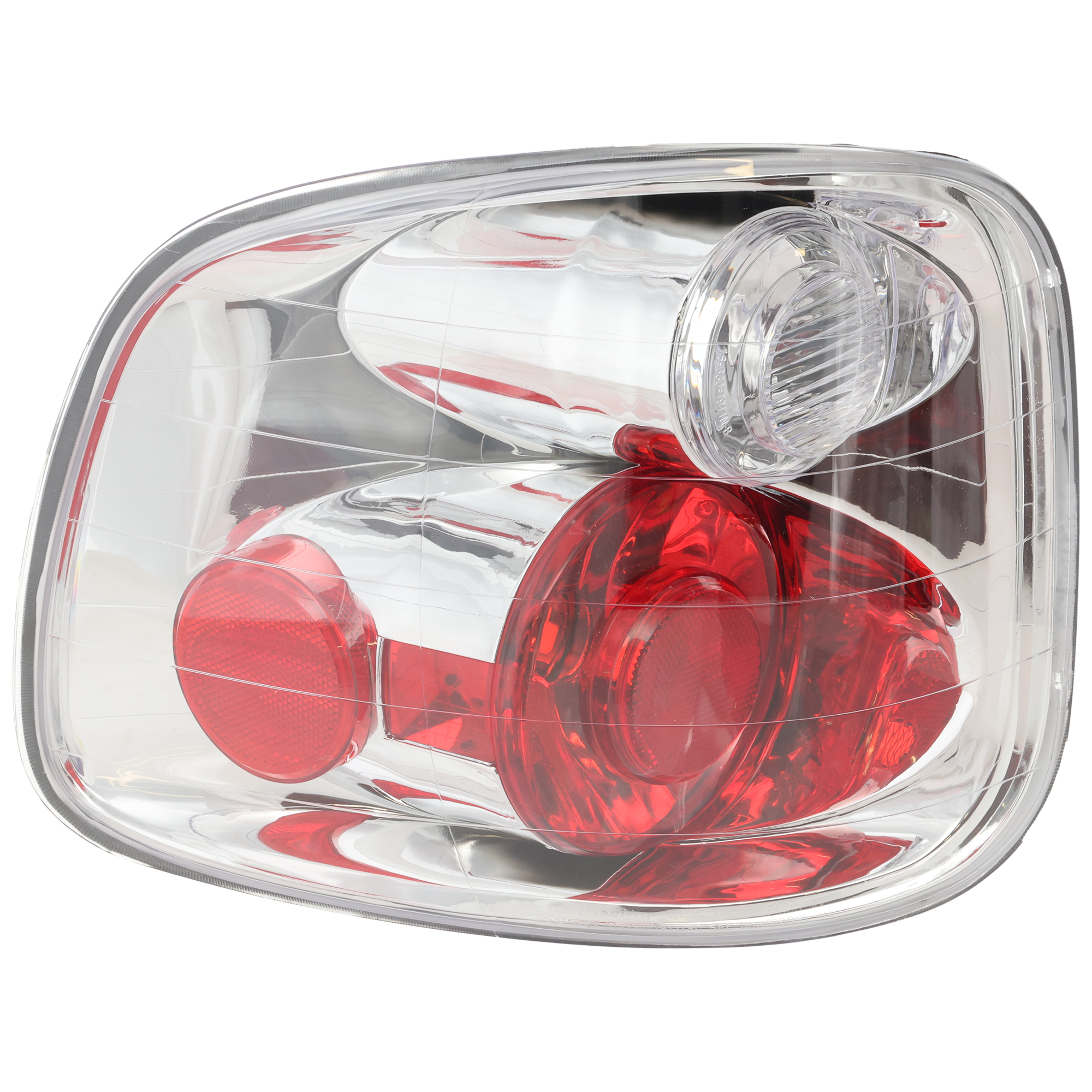 AM F 150-01-04 TAIL LAMP LH Lens and Housing Flareside Regular Super Cab w Lightning Model SKU F730106 Partslink FO2800167 OEM 1L3Z13405CA
