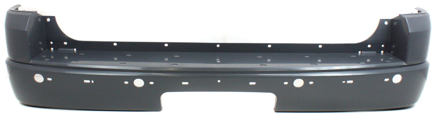 AM EXPLORER 02-06 REAR BUMPER COVER Primed w Rear Object Sensor Hole w Sport Pkg. SKU F760132 Partslink FO1100325 OEM 1L2Z17K835ZA