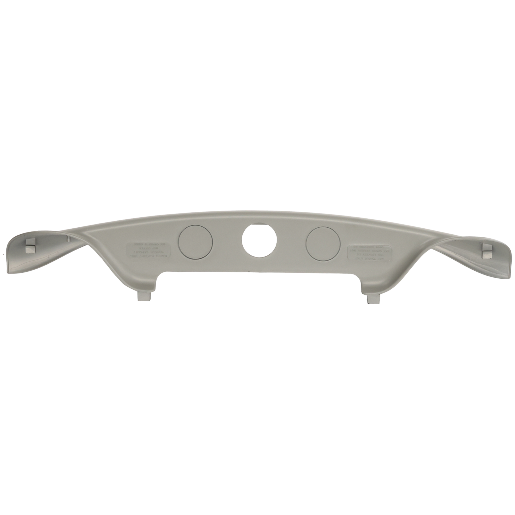 AM F SERIES SUPER DUTY 03-07 REAR BUMPER STEP PAD Lower Gray ABS SKU F764902 Partslink FO1191115 OEM XL3Z17B807AB