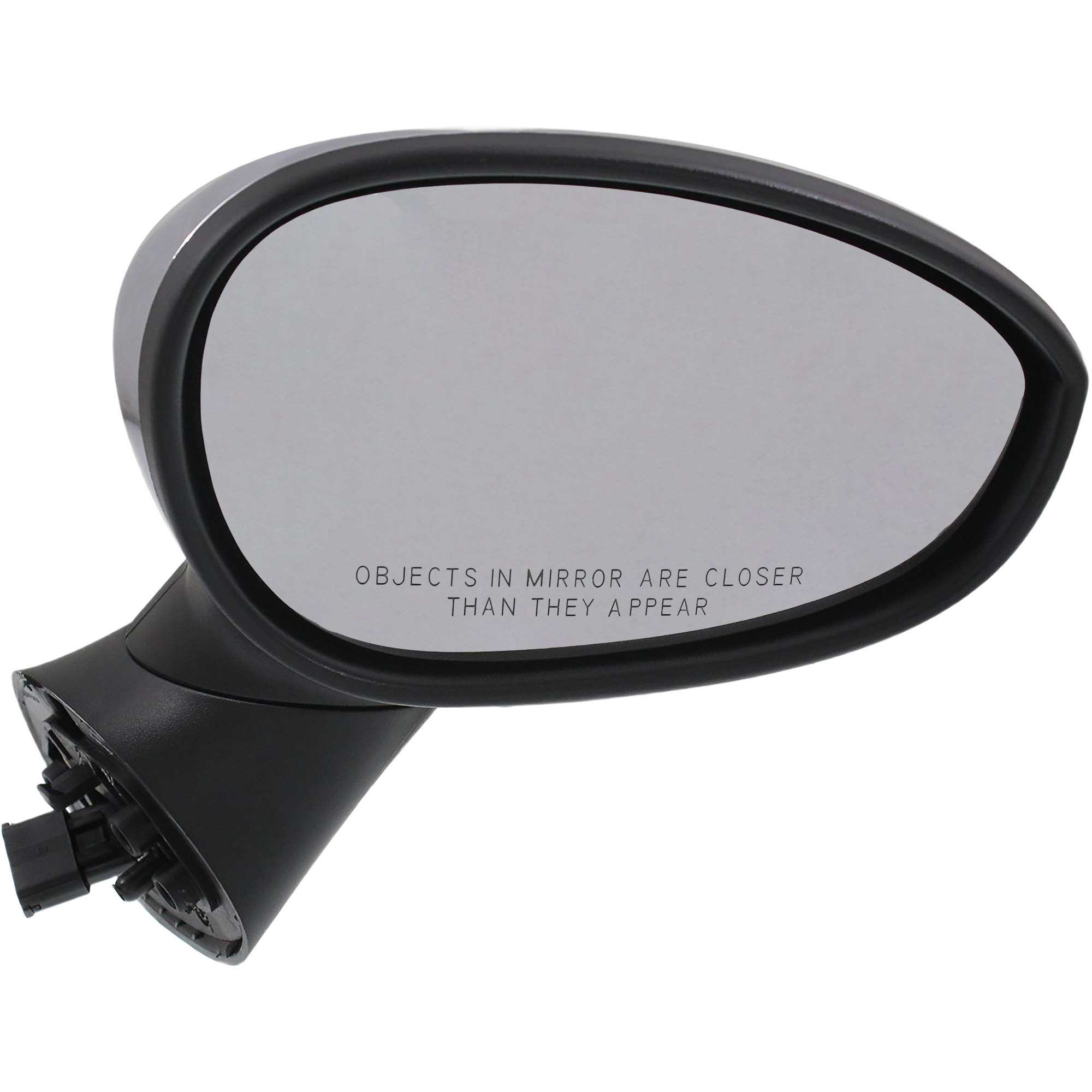 AM FIAT 500-12-18 MIRROR RH Power Manual Folding Heated Chrome Type 1 Temp Sensor Hatchback SKU FA02CR Partslink FI1321101 OEM 5182468AC PFM