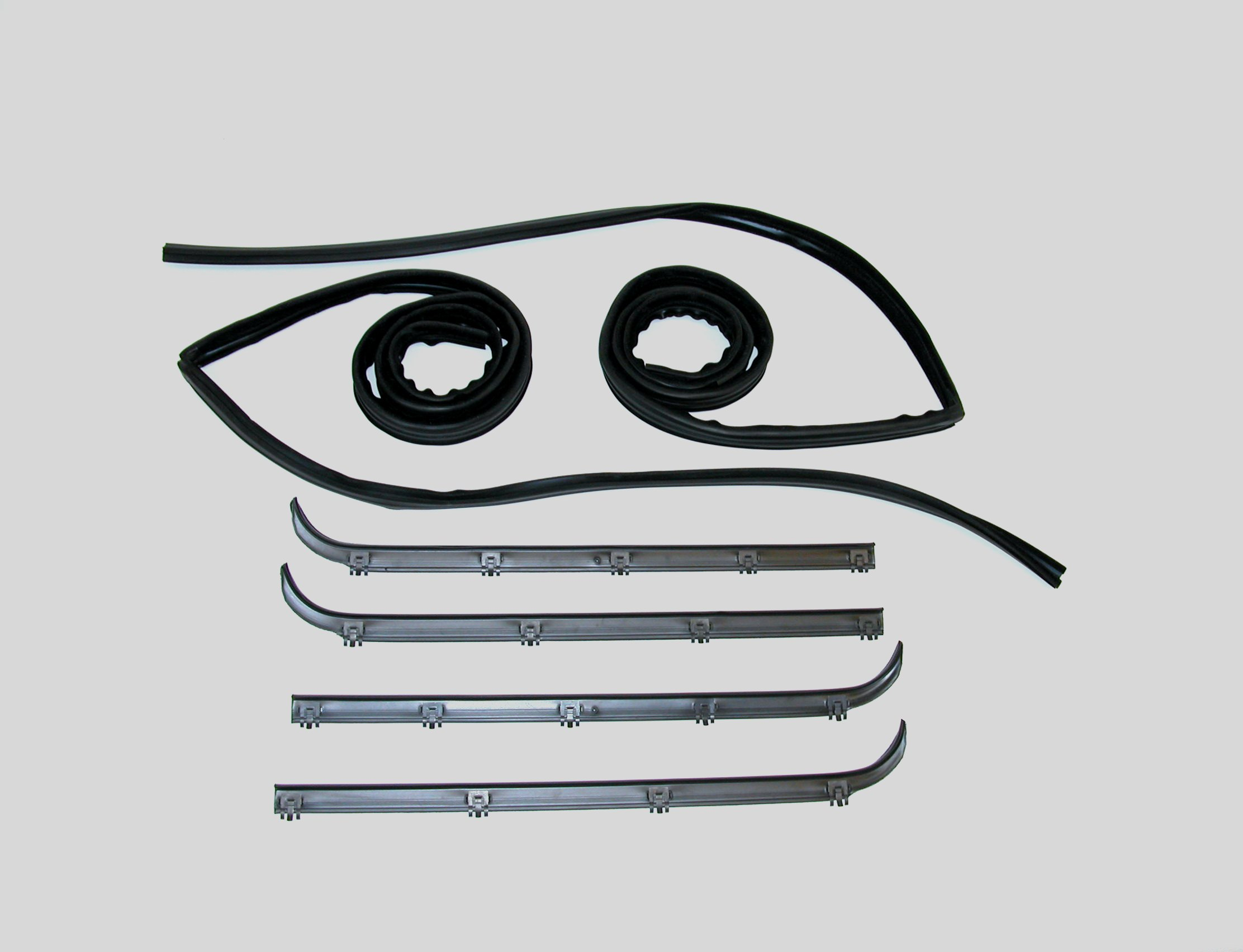 AM Fairchild Industries Weatherstrip Seal SKU FAIKF2007 OEM E7TZ1521453A E7TZ1521452A F2TZ