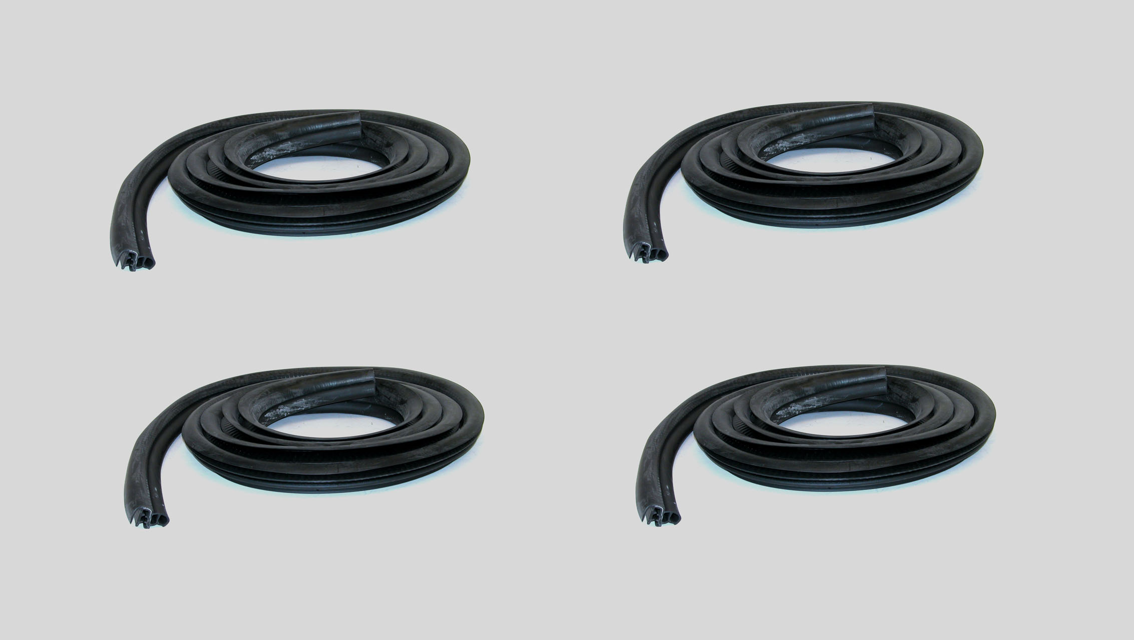 AM 2002-2004 Trailblazer Bravada Envoy Door Seal Kit. Front Rear on Body DS PS set of 4 SKU FAIKG3092 OEM 15128082*2-15120804-15028083