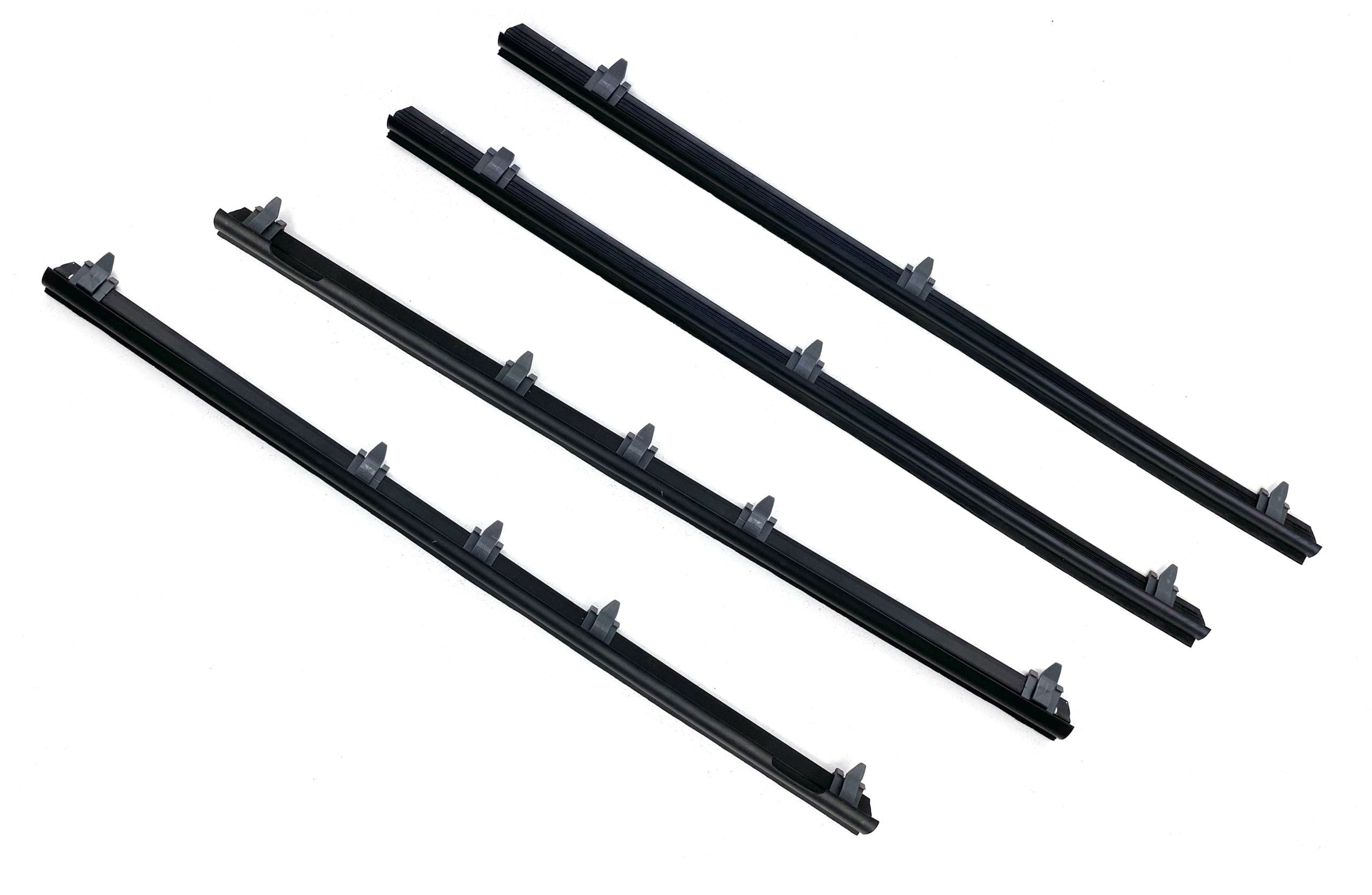 AM Inner Outer Belt Weatherstrip 4 pc Kit SKU FAIKT2013 OEM 68172-89109-68171-89130