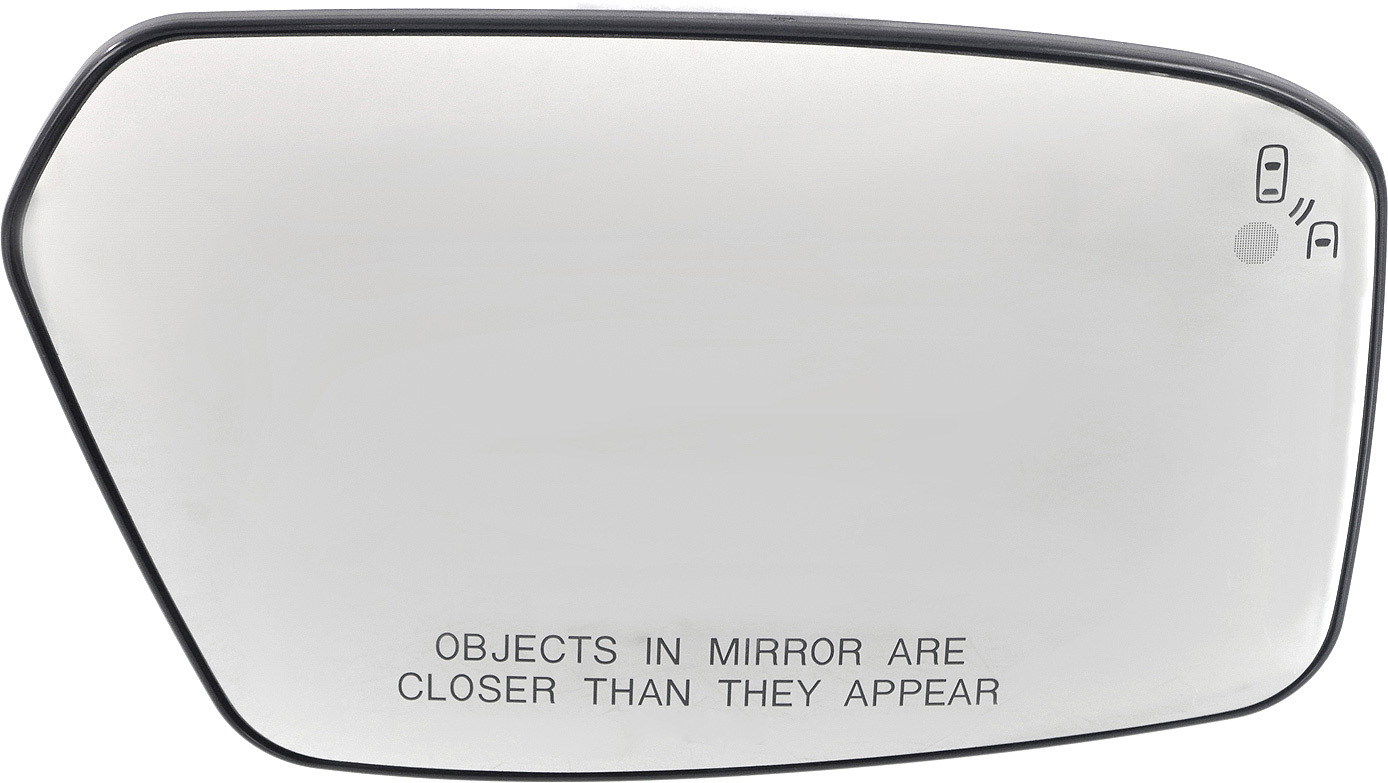 AM FUSION 10-12 MIRROR GLASS RH Heated No Blind Spot Detection and Signal Light w BLIS SKU FD01GR Partslink FO1325227 OEM 9E5Z17K707C