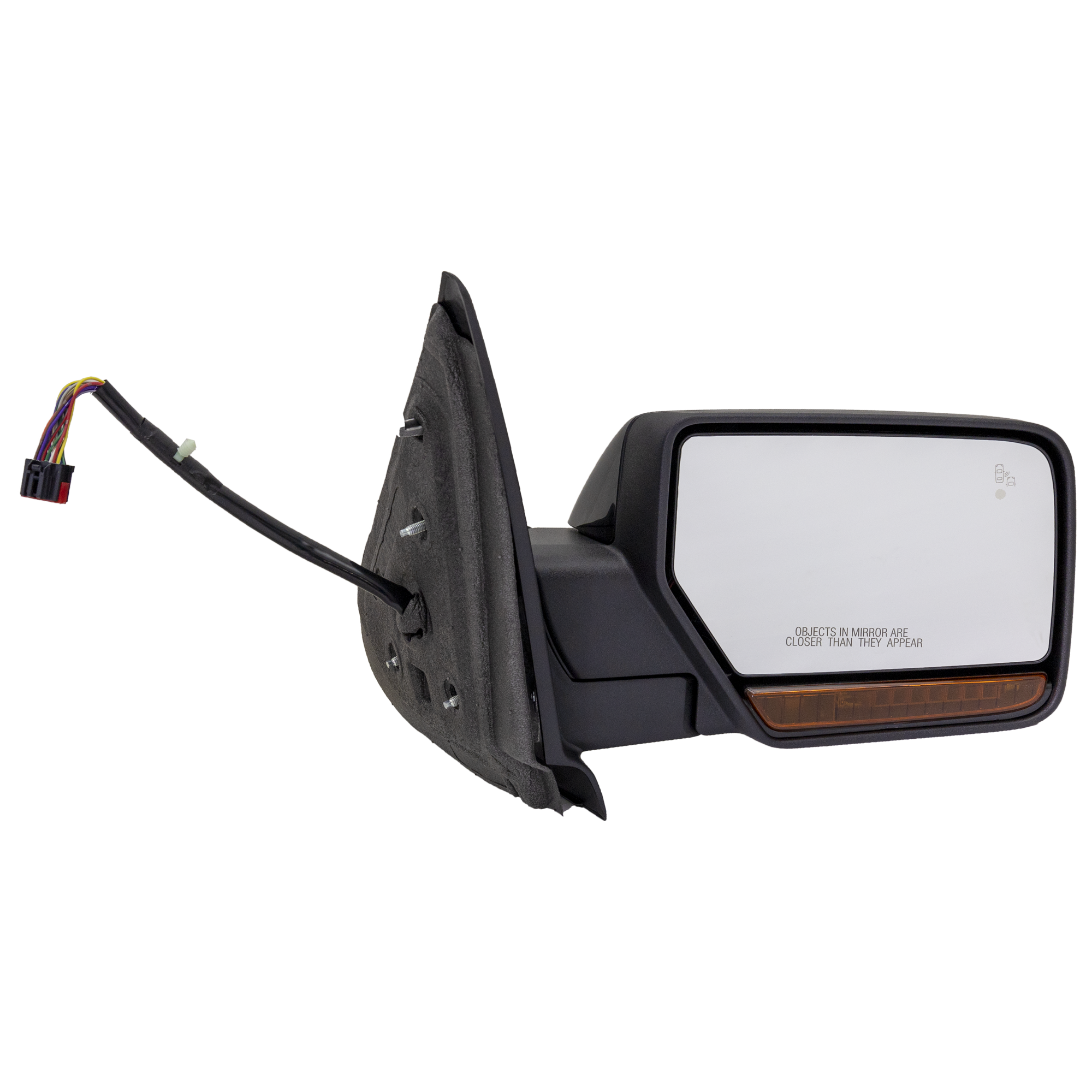 AM EXPEDITION 15-17 MIRROR RH Non Towing Power Power Folding Heated Paintable w BSD in Glass In housing Signal Light and Memory No Auto dimming SKU FD02ER S Partslink FO1321506 OEM FL1Z17682CAPTM