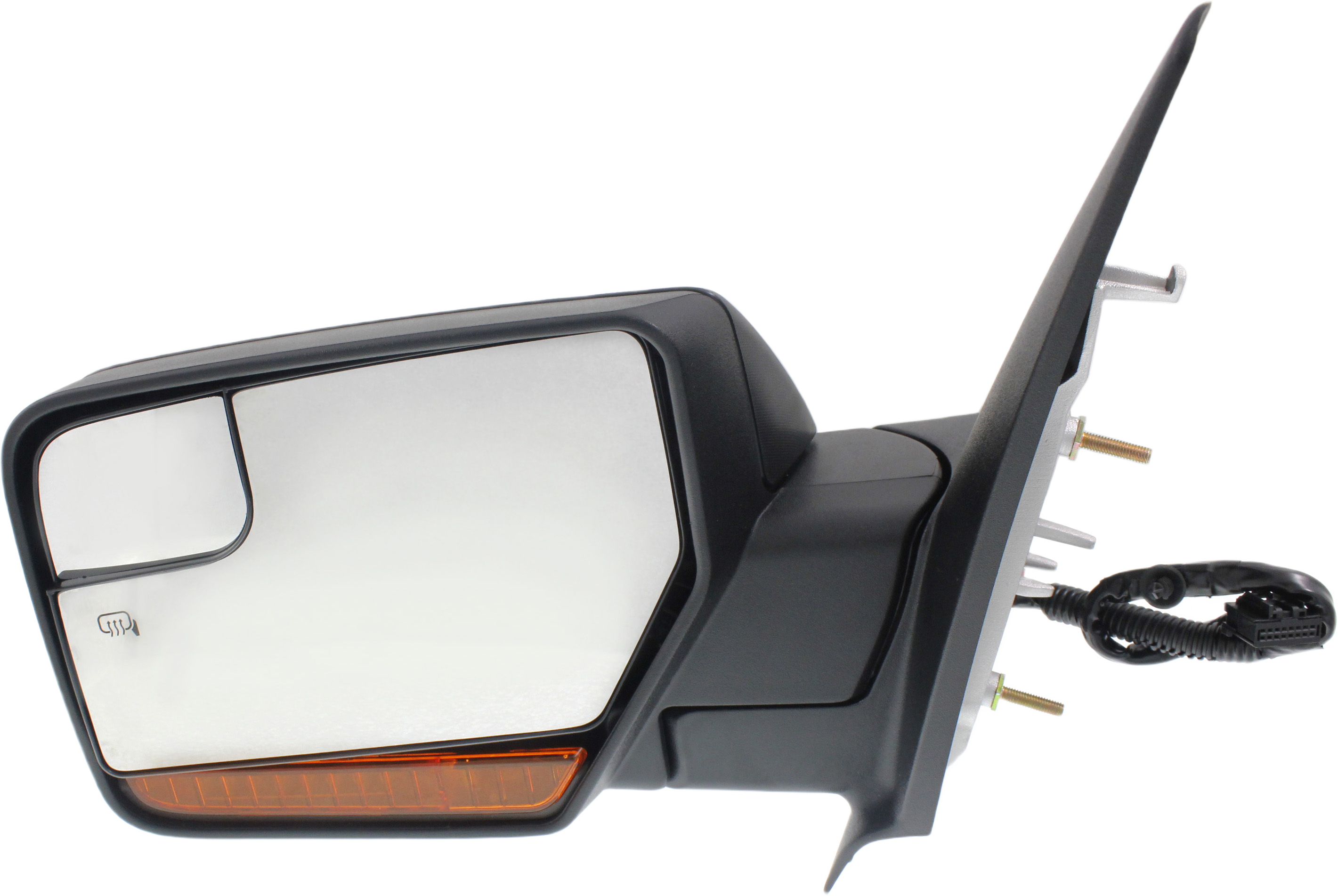 AM EXPEDITION 07-17 MIRROR LH Non Towing Power Manual Folding Heated Textured w In housing Signal Light and Memory No Auto dimming and BSD SKU FD06EL S Partslink FO1320486 OEM CL1Z17683BA BL1Z17683BA PFM