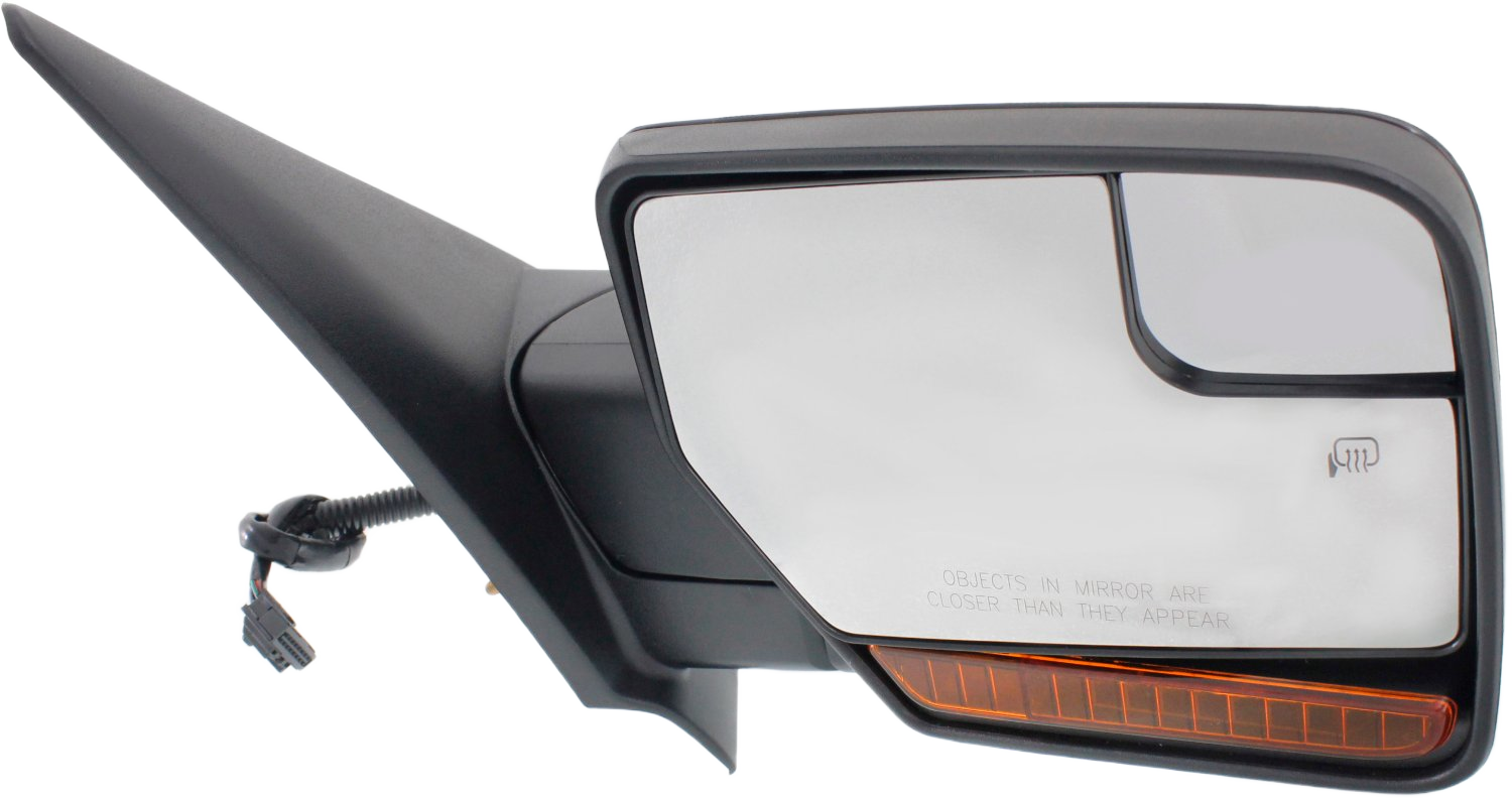 AM EXPEDITION 07-17 MIRROR RH Non Towing Power Manual Folding Heated Textured w In housing Signal Light and Memory No Auto dimming and BSD SKU FD06ER S Partslink FO1321486 OEM CL1Z17682BA BL1Z17682BA PFM