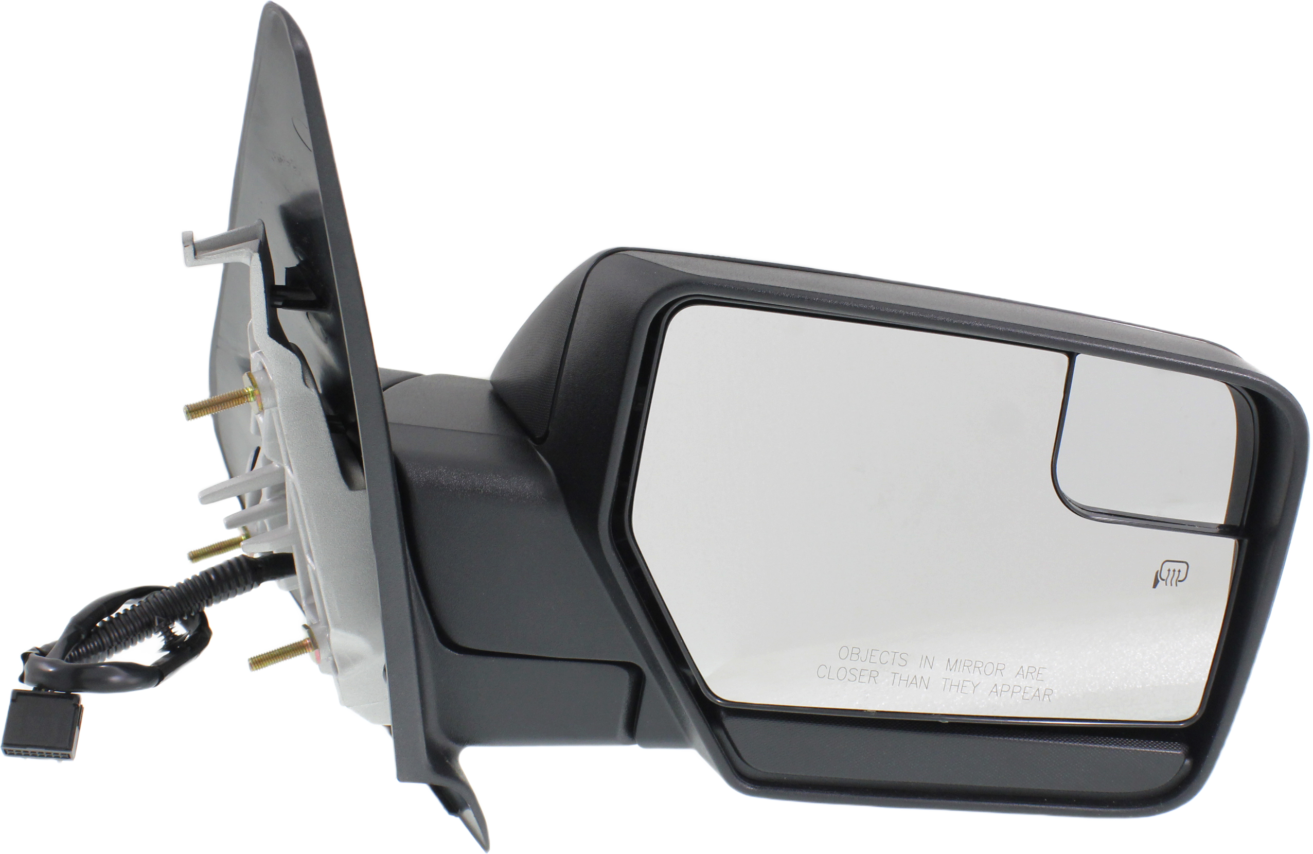 AM EXPEDITION 07-17 MIRROR RH Non Towing Power Manual Folding Heated BSG Textured No Auto dimming Memory and Signal Light SKU FD06ER Partslink FO1321485 OEM CL1Z17682AA 8L1Z17682DA PFM BL
