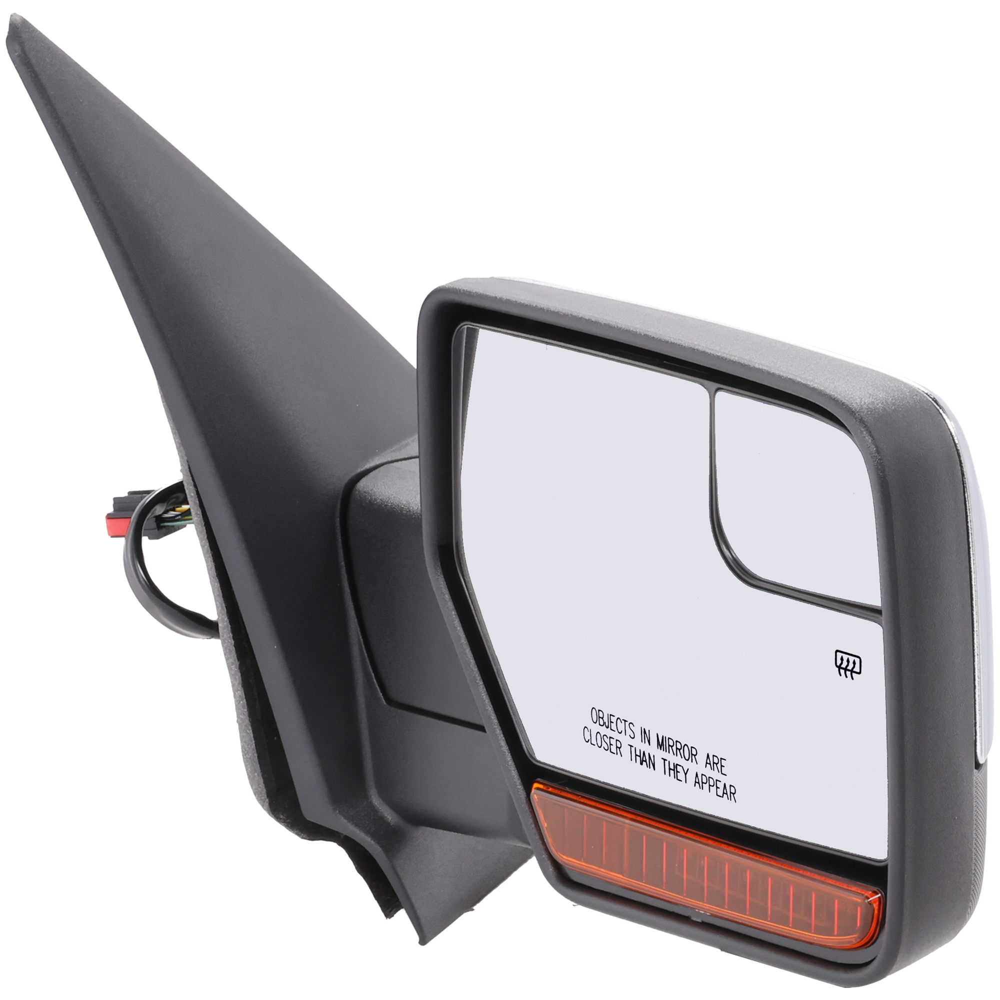 AM NAVIGATOR 12-14 EXPEDITION 13-14 MIRROR RH Non Towing Power Power Folding Heated Chrome w Blind Spot Glass Memory Puddle Light and Signal Light No Auto dimming SKU FD08CR S OEM CL7Z17682AA PFM