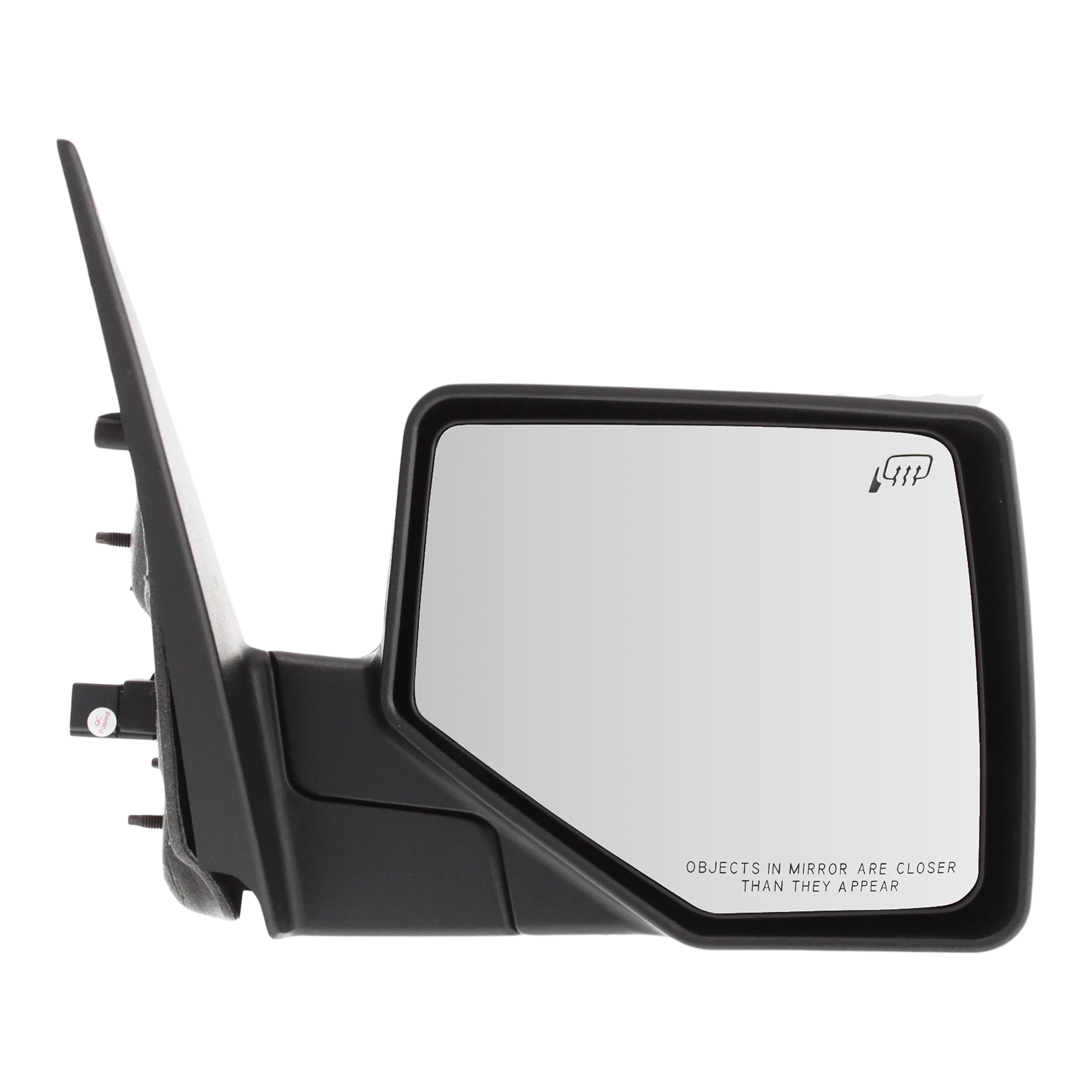 AM EXPLORER 06-10 MIRROR RH Power Manual Folding Heated Chrome Textured 2 Caps w Puddle Light SKU FD100ER Partslink FO1321284 FO1321418 OEM 6L2Z17682EA PFM