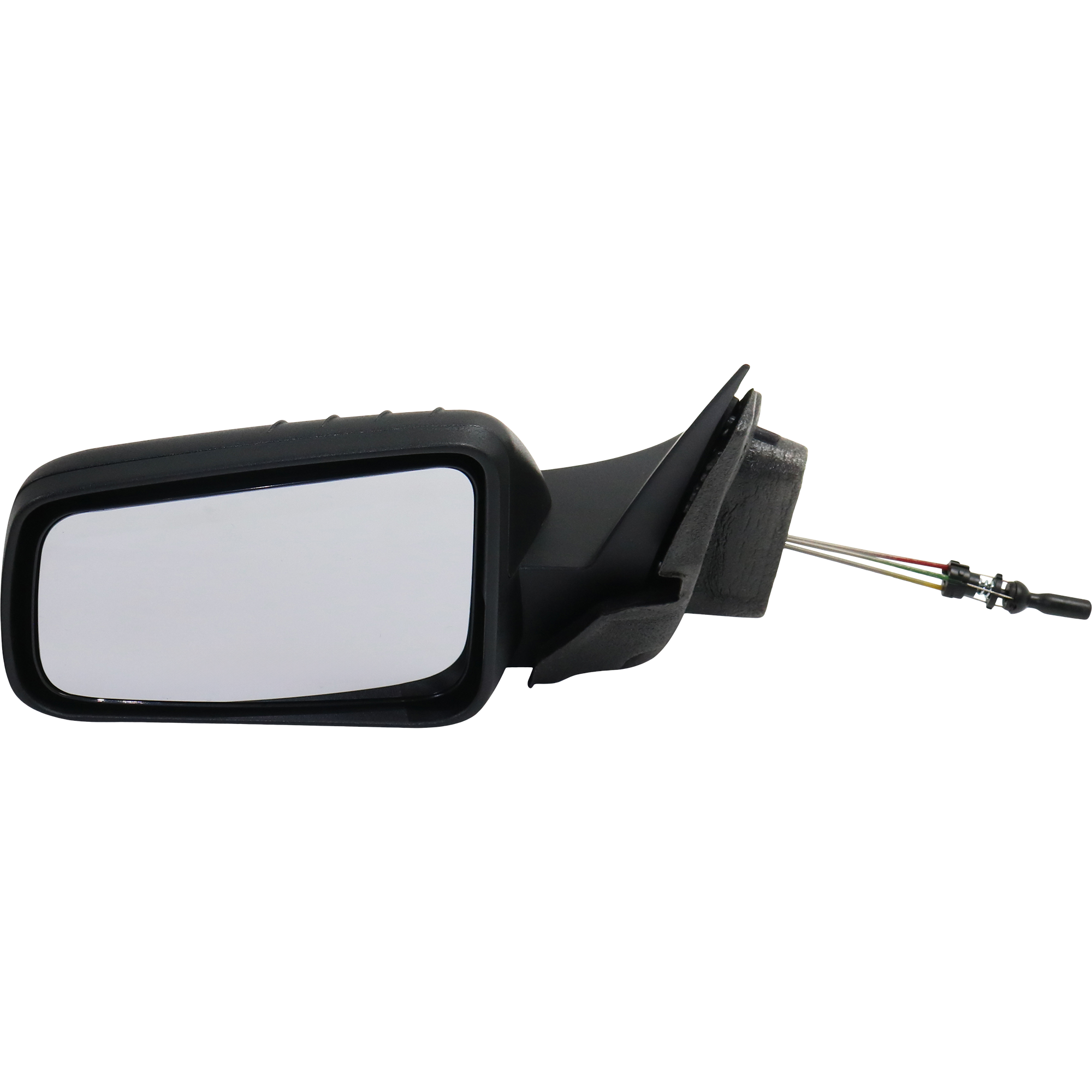 AM FOCUS 08-11 MIRROR LH Manual Adjust Non Folding Non Heated Paintable Textured 2 Caps S Model Sedan SKU FD109L Partslink FO1320316 OEM 8S4Z17683AA