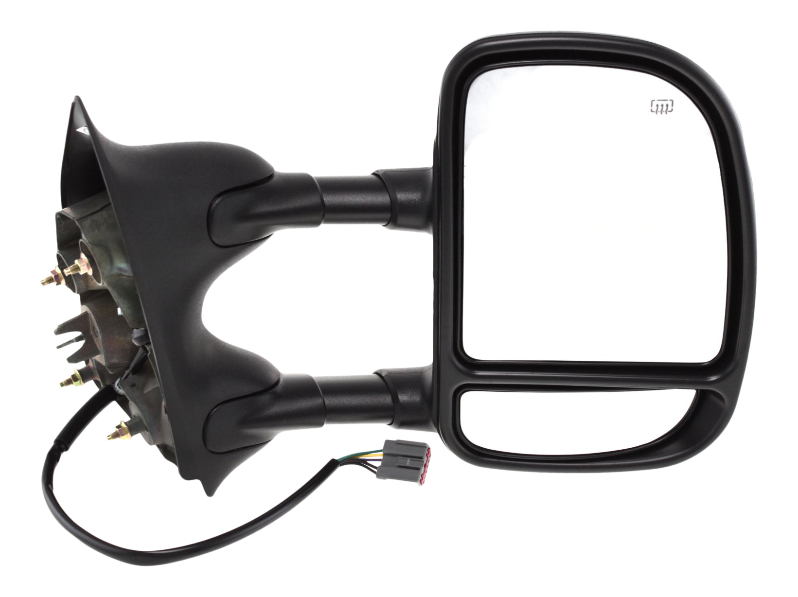 AM EXCURSION 00-05 TOWING MIRROR RH Power Manual Folding Heated Textured Black No Auto dimming BSD Memory and Signal Light SKU FD10ER Partslink FO1321218 OEM 3C7Z17682EAA